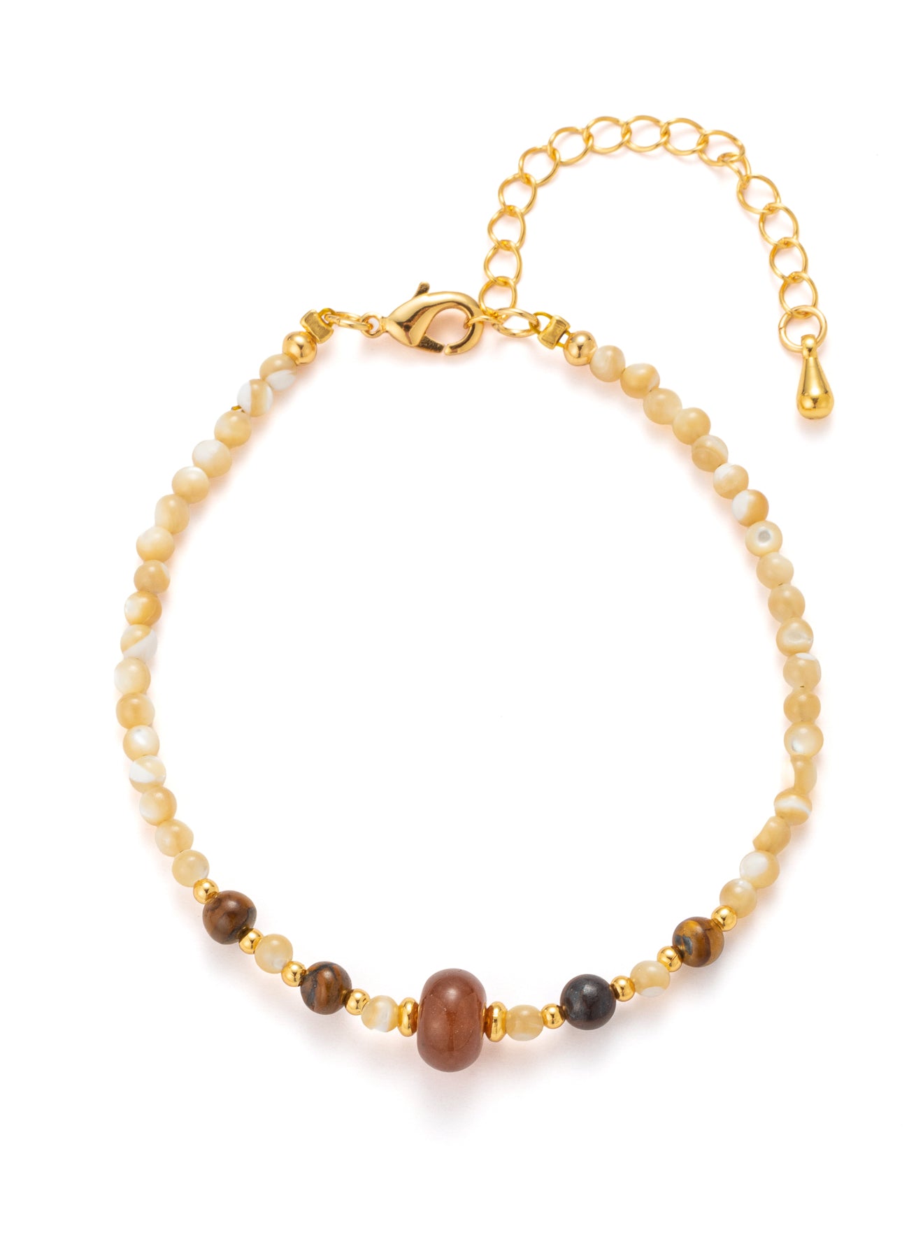 Nacre & Tiger Eyes Bracelet
