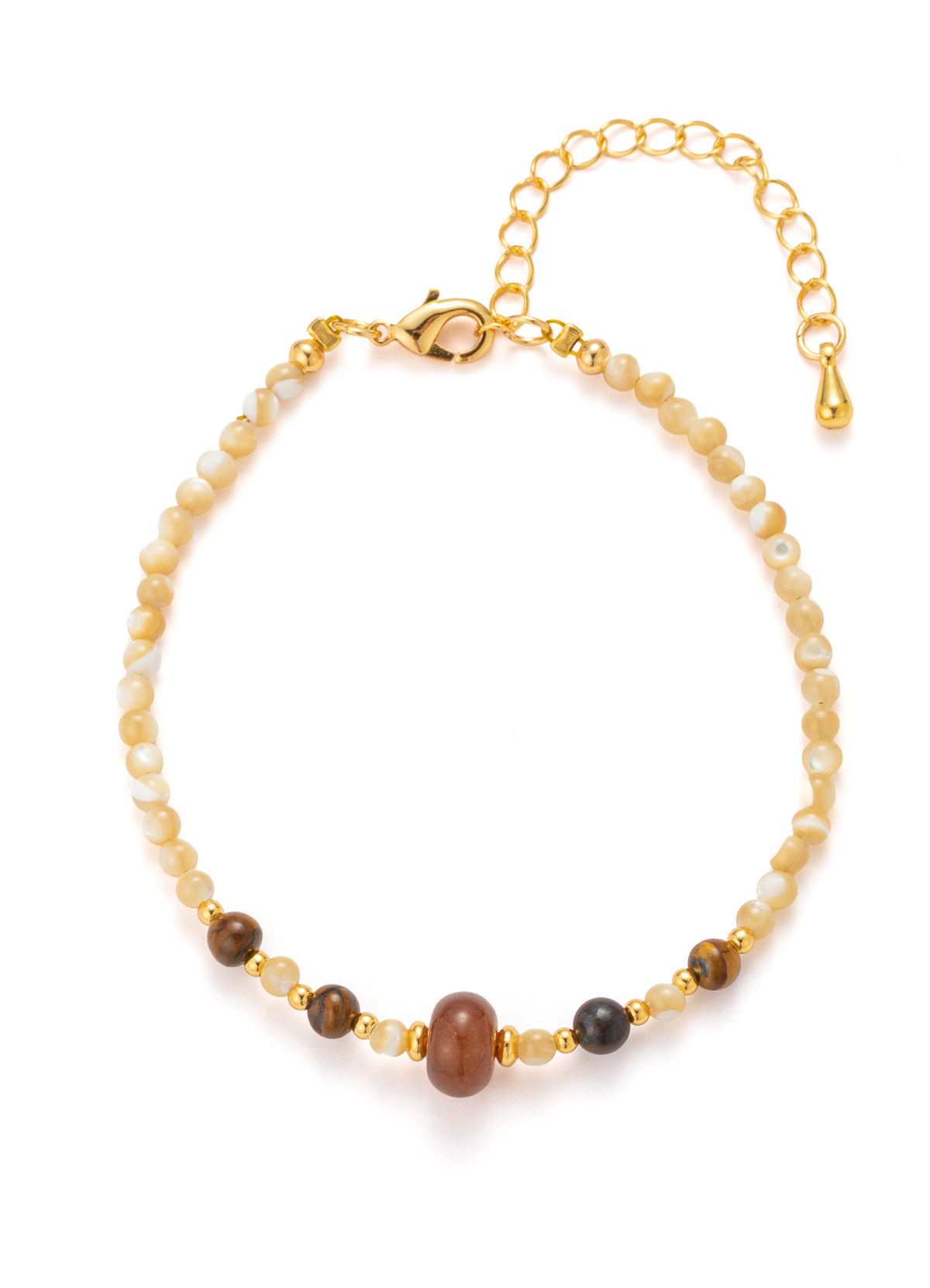 Nacre & Tiger Eyes Bracelet