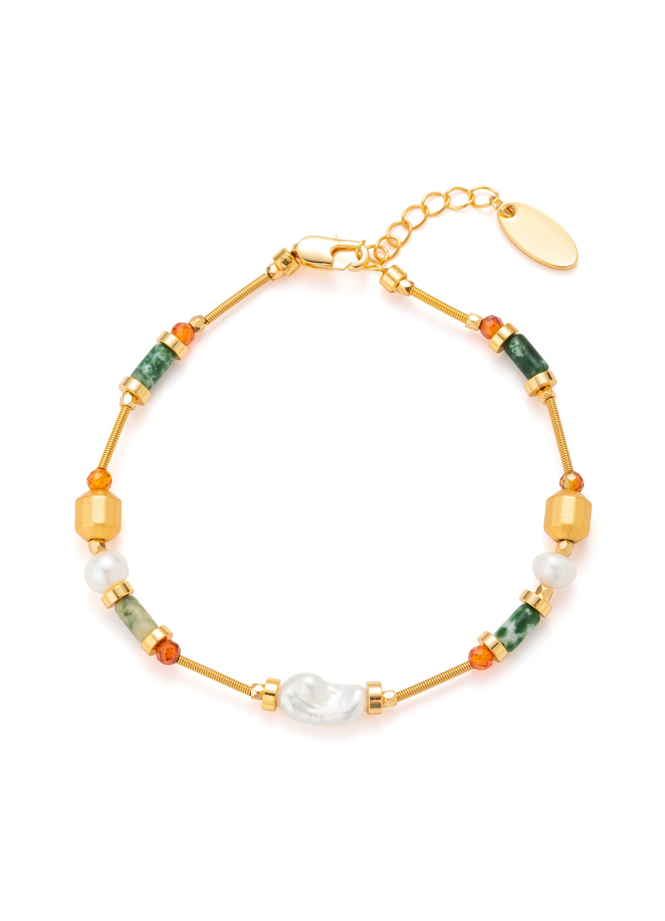 Pearl & Zircon Bracelet