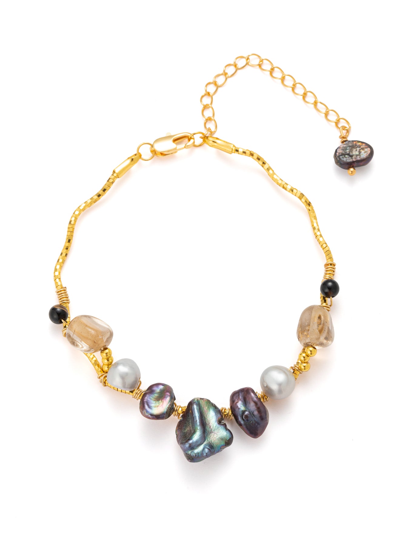 Ocean Nacre & Pearl Bracelet