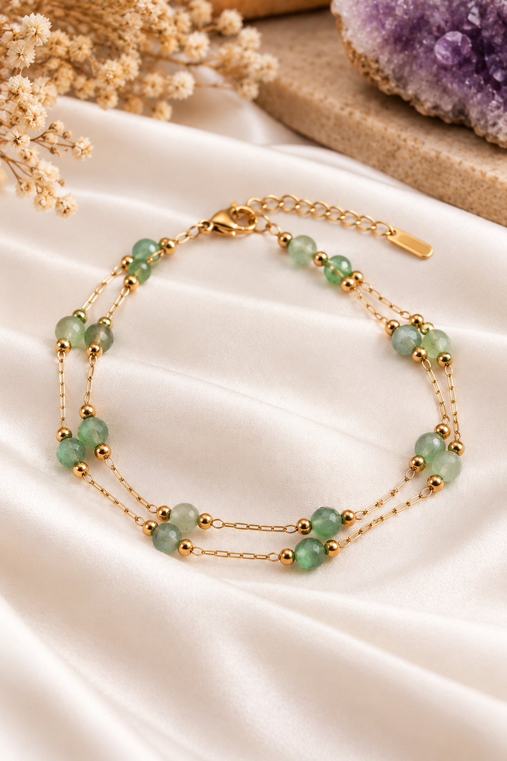 Jade Stone Bracelet