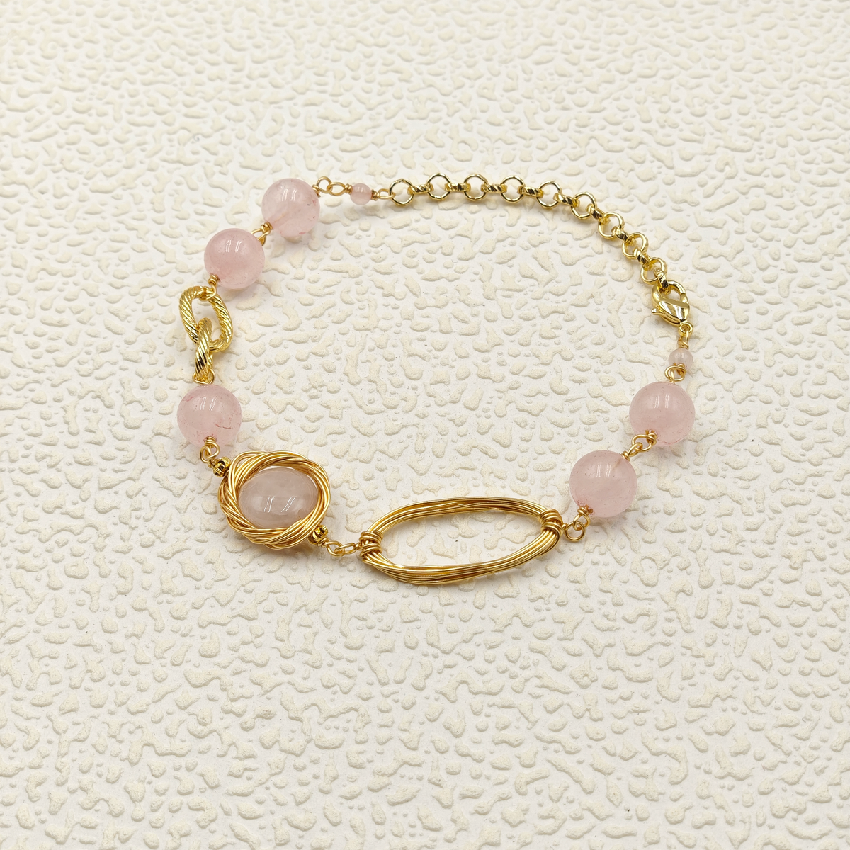 Pink Quartz Bracelet