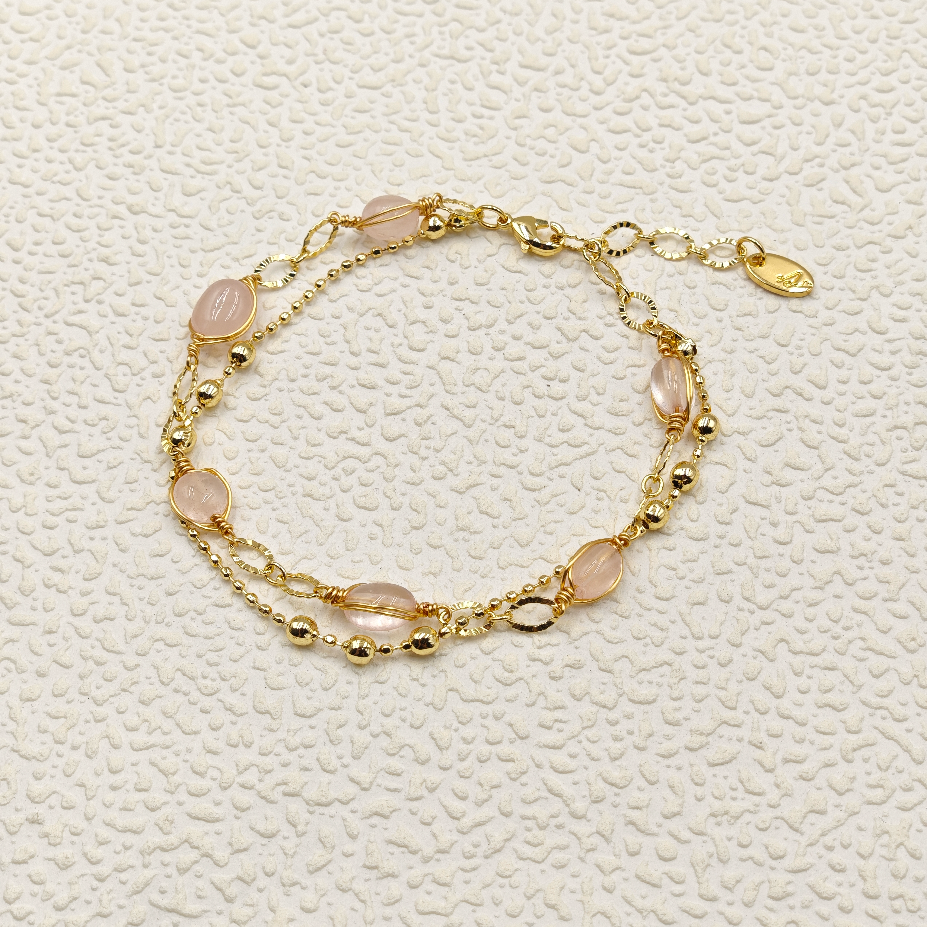 Pink Quartz Bracelet