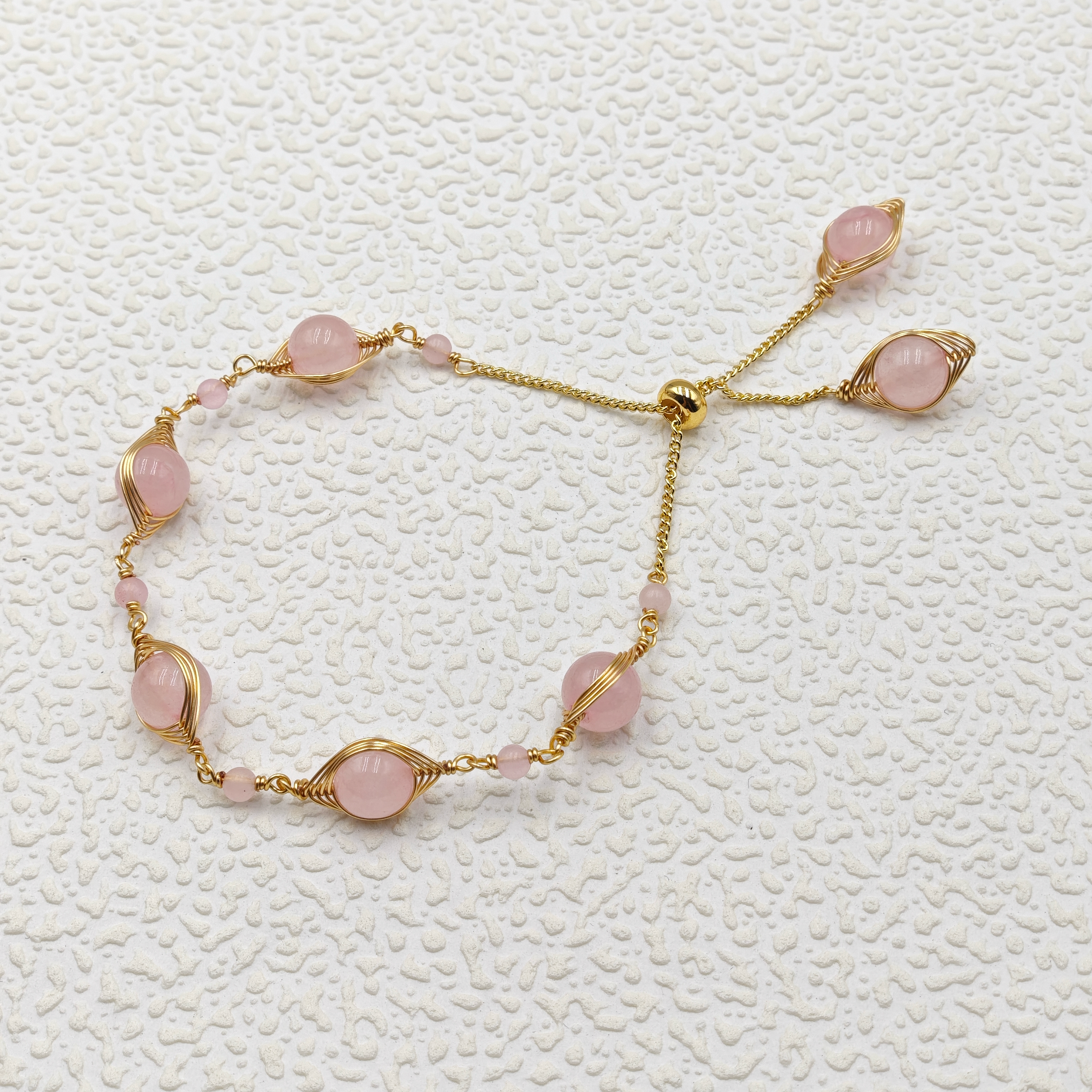 Pink Quartz Bracelet