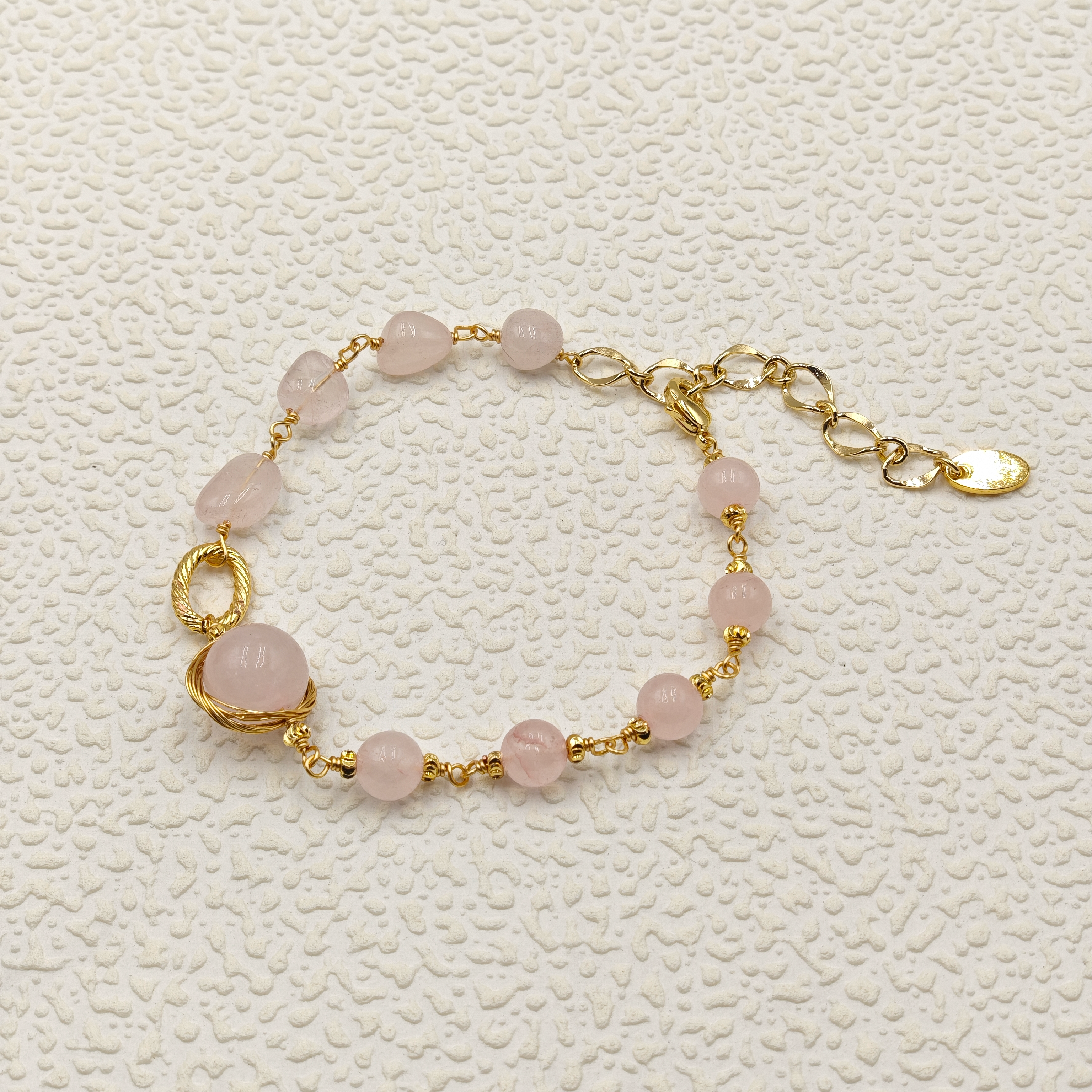 Pink Quartz Bracelet