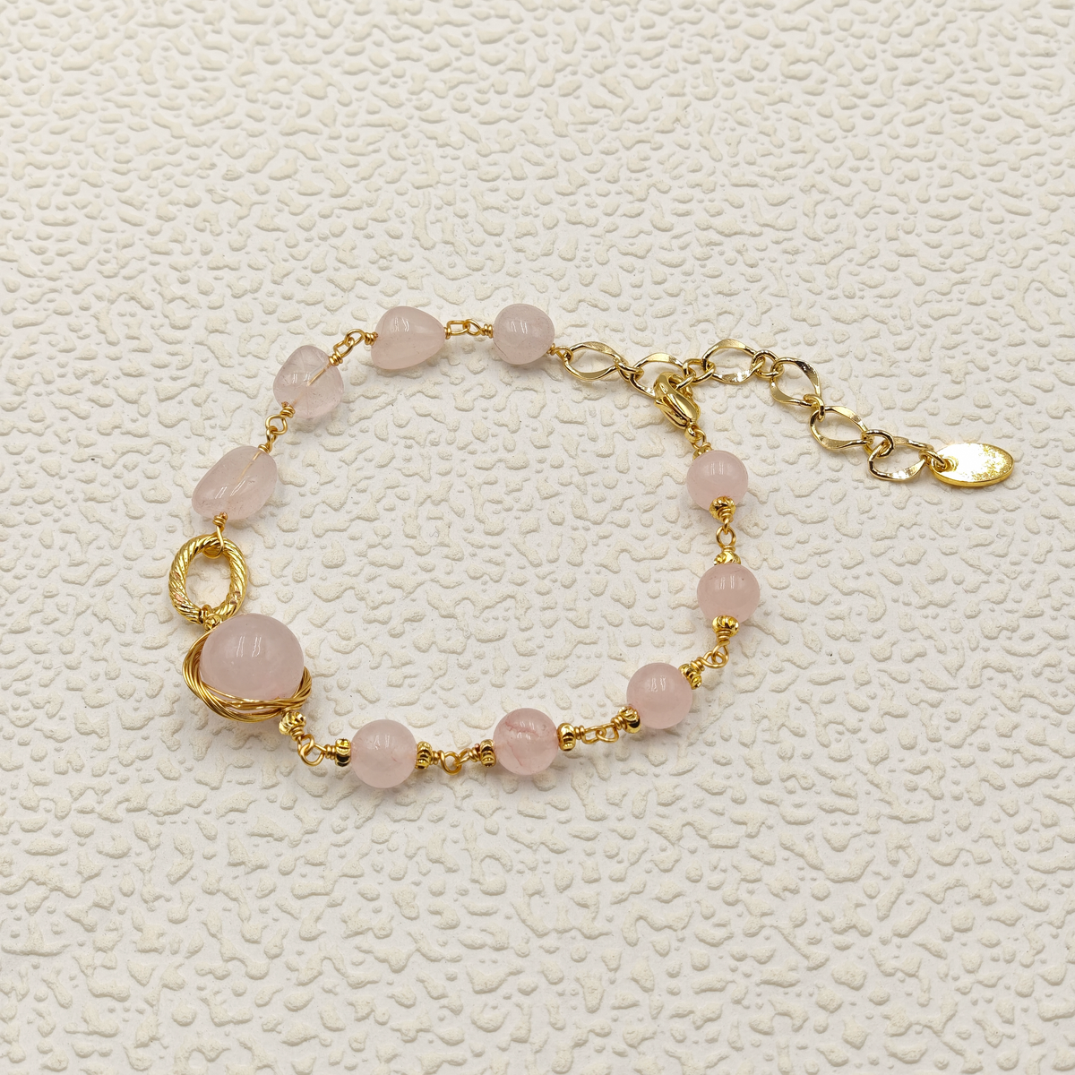 Pink Quartz Bracelet
