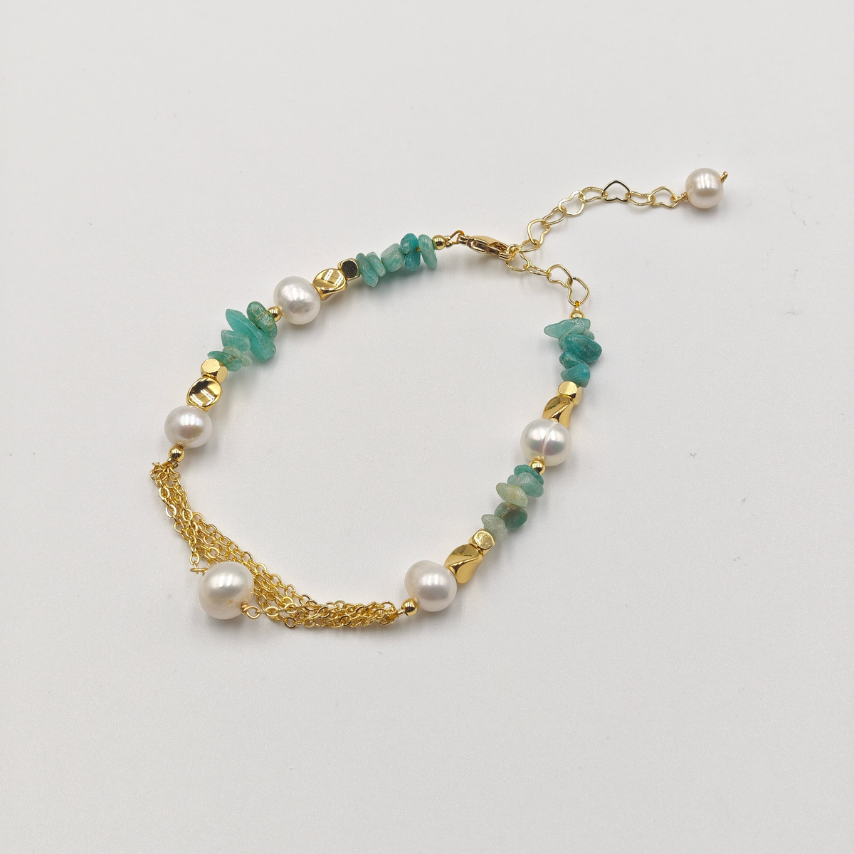 Turquoise & Pearl Bracelet