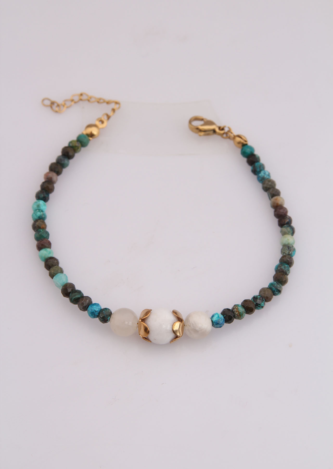 Turquoise & MoonStone Bracelet