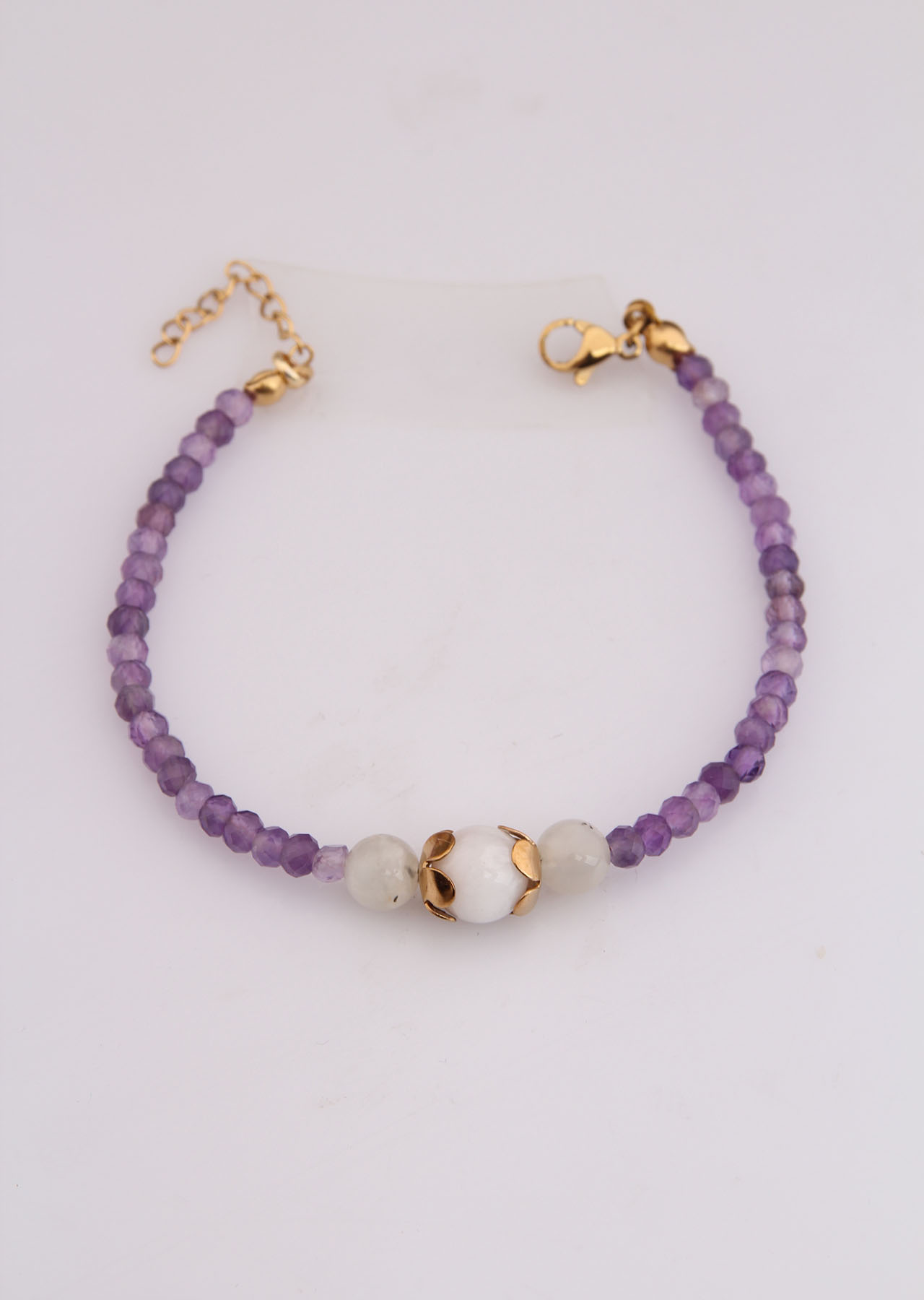 Amethyst & MoonStone Bracelet