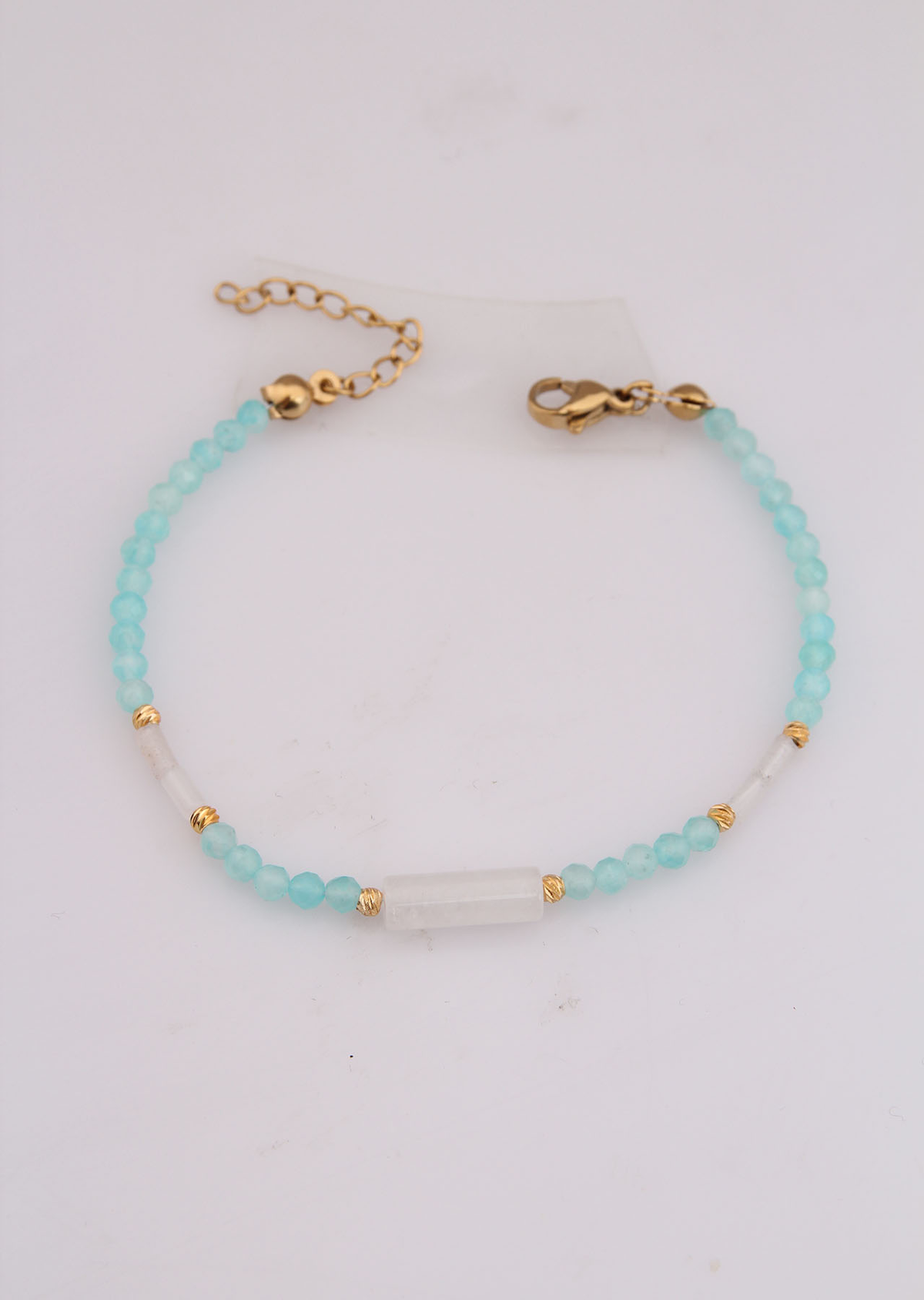 Amazonite & MoonStone Bracelet