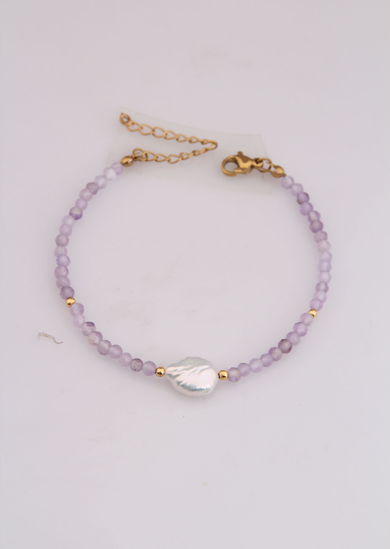 Amethyst & Pearl Bracelet