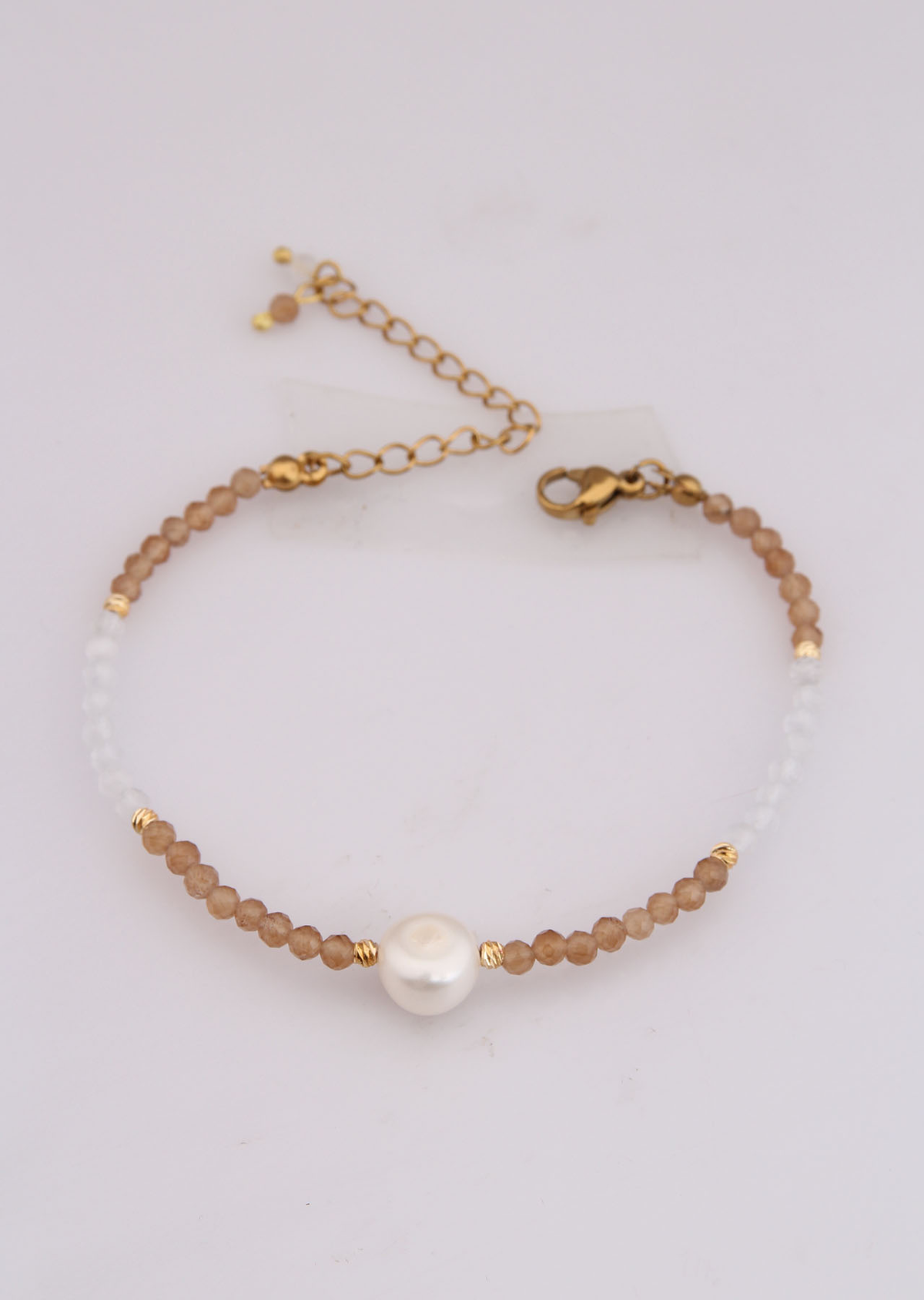 SunStone & MoonStone & Pearl Bracelet