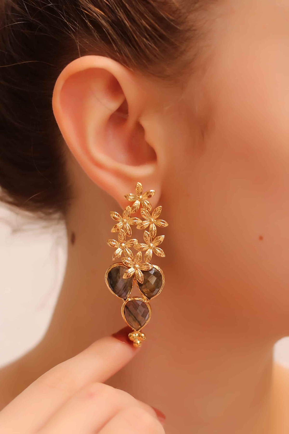 Labradorite Boucles d'oreilles
