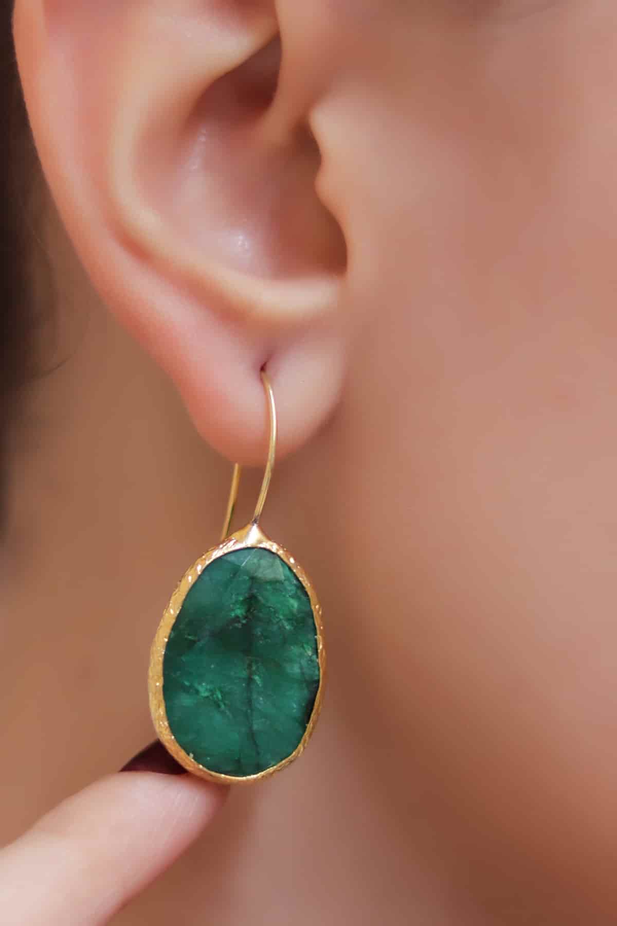 Agate Boucles d'oreilles