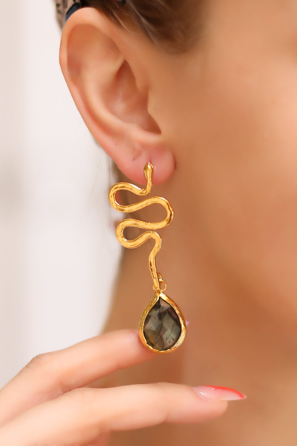 Labradorite Boucles d'oreilles