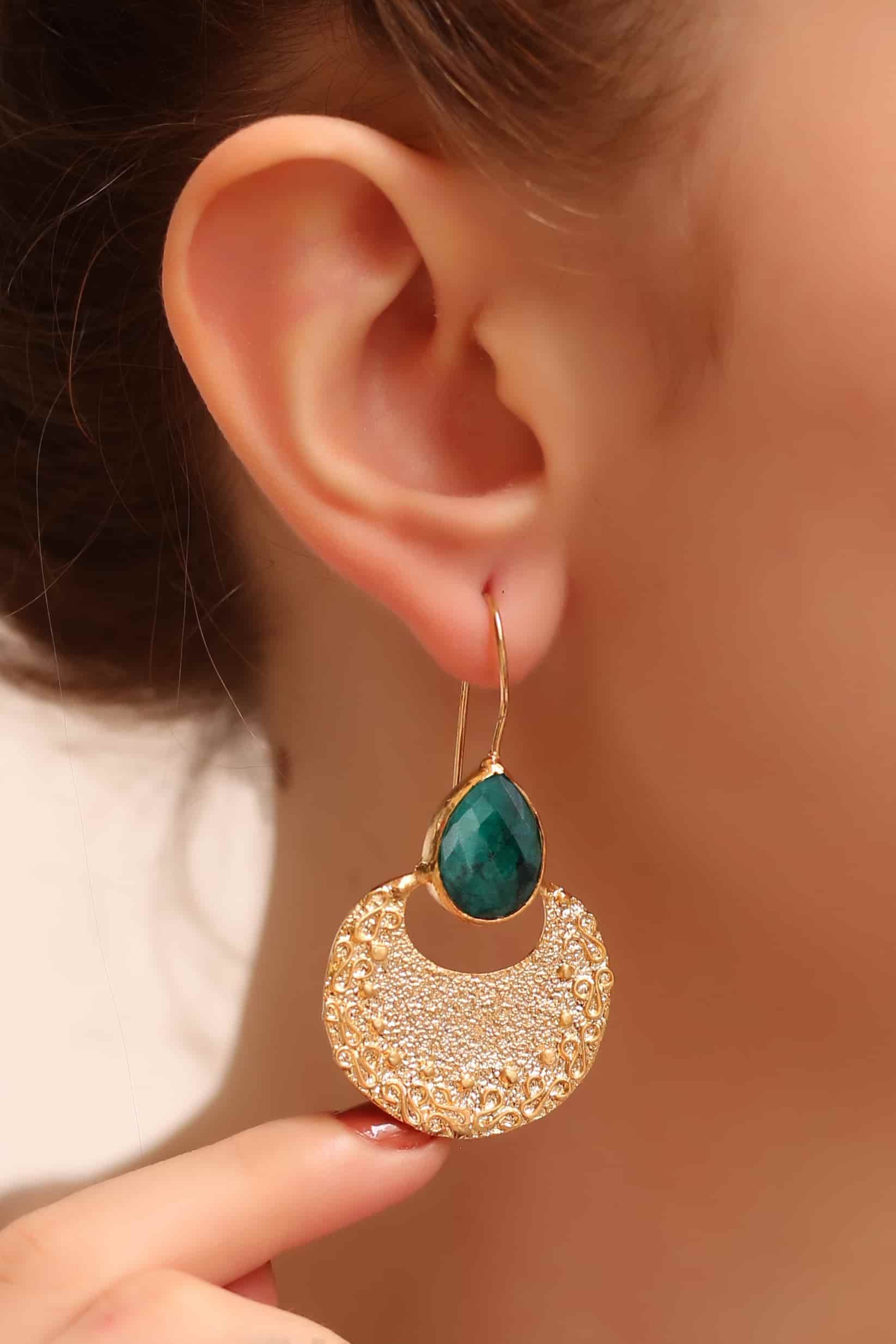 Agate Boucles d'oreilles