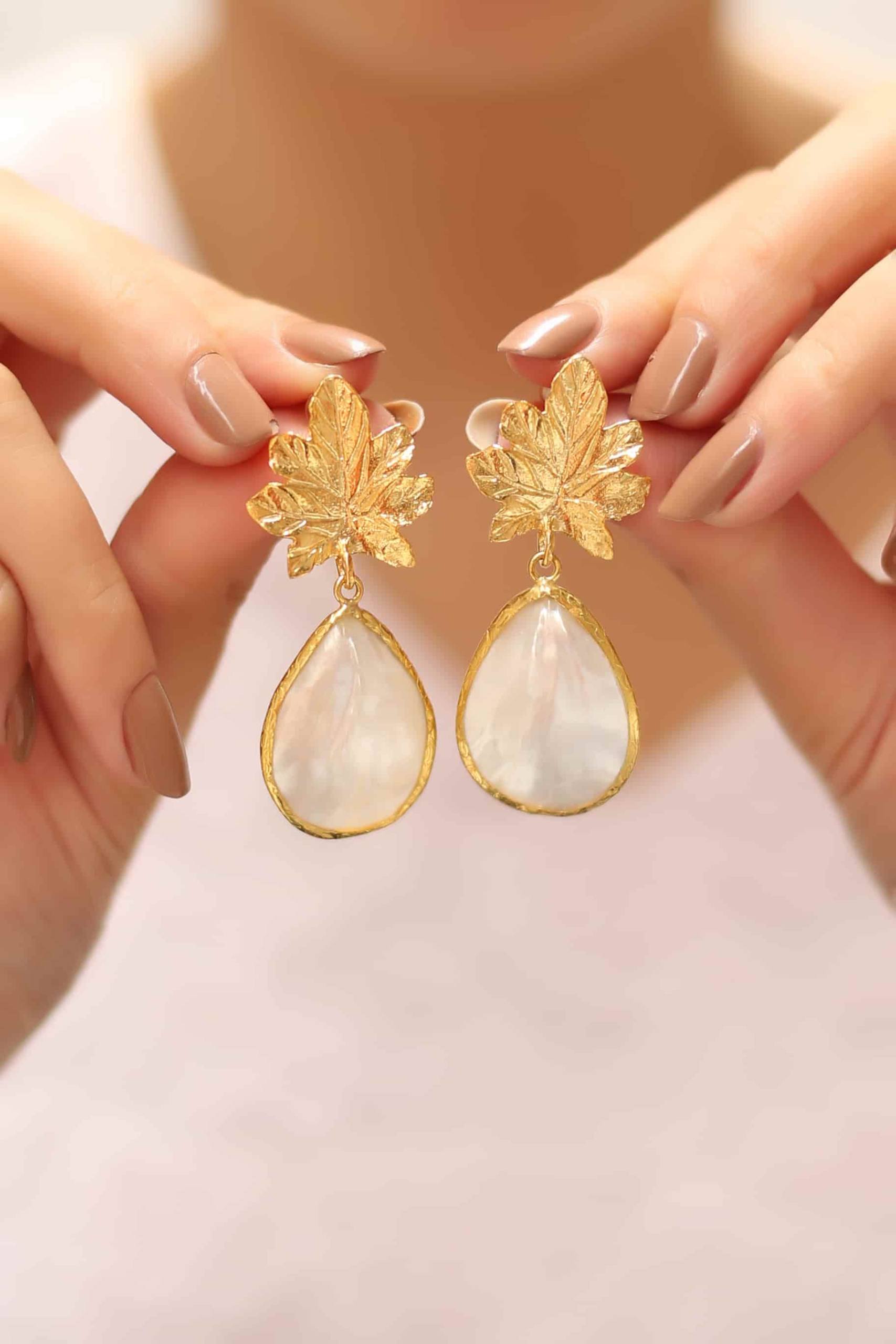 Nacre Boucles d'oreilles