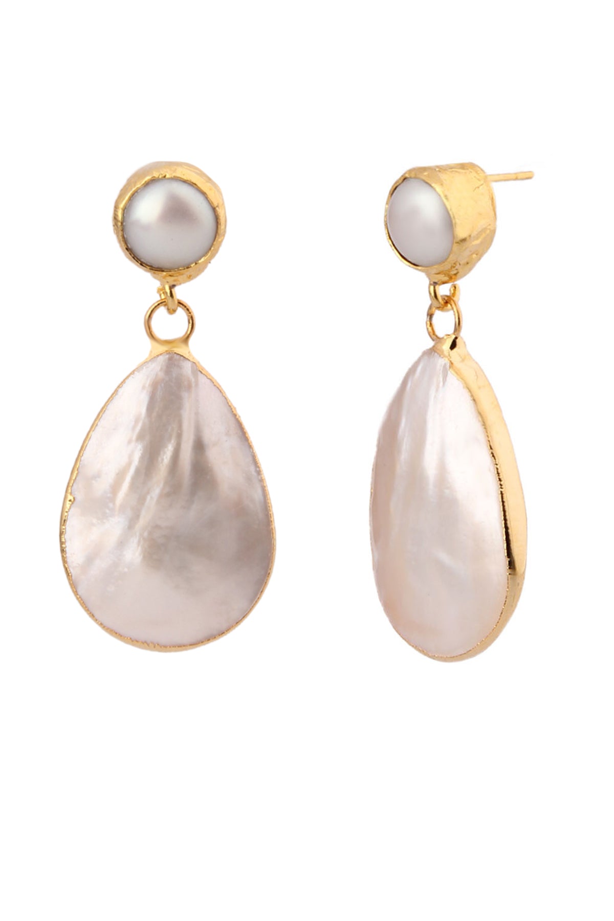 Pearl & Nacre Boucles D'oreilles