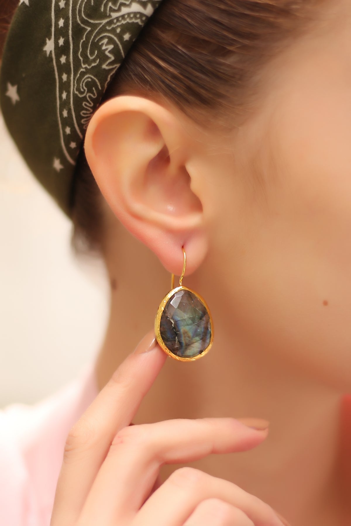 Labradorite Boucles d'oreilles