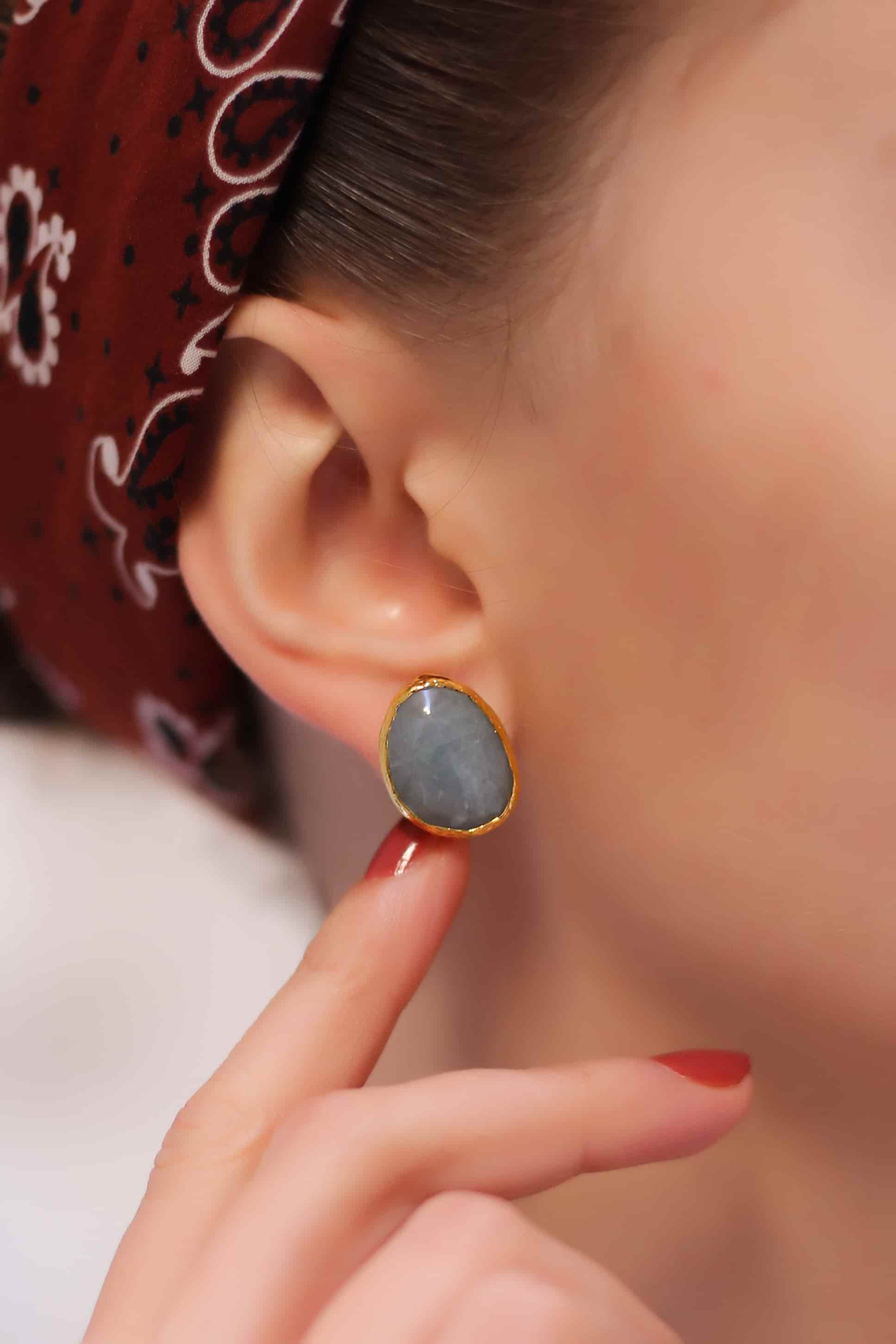 Aquamarine Boucles d'oreilles