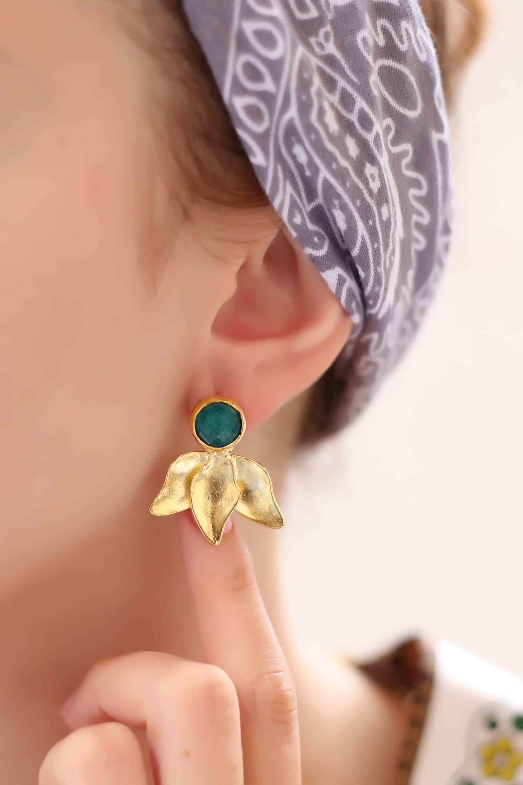 Agate Boucles d'oreilles