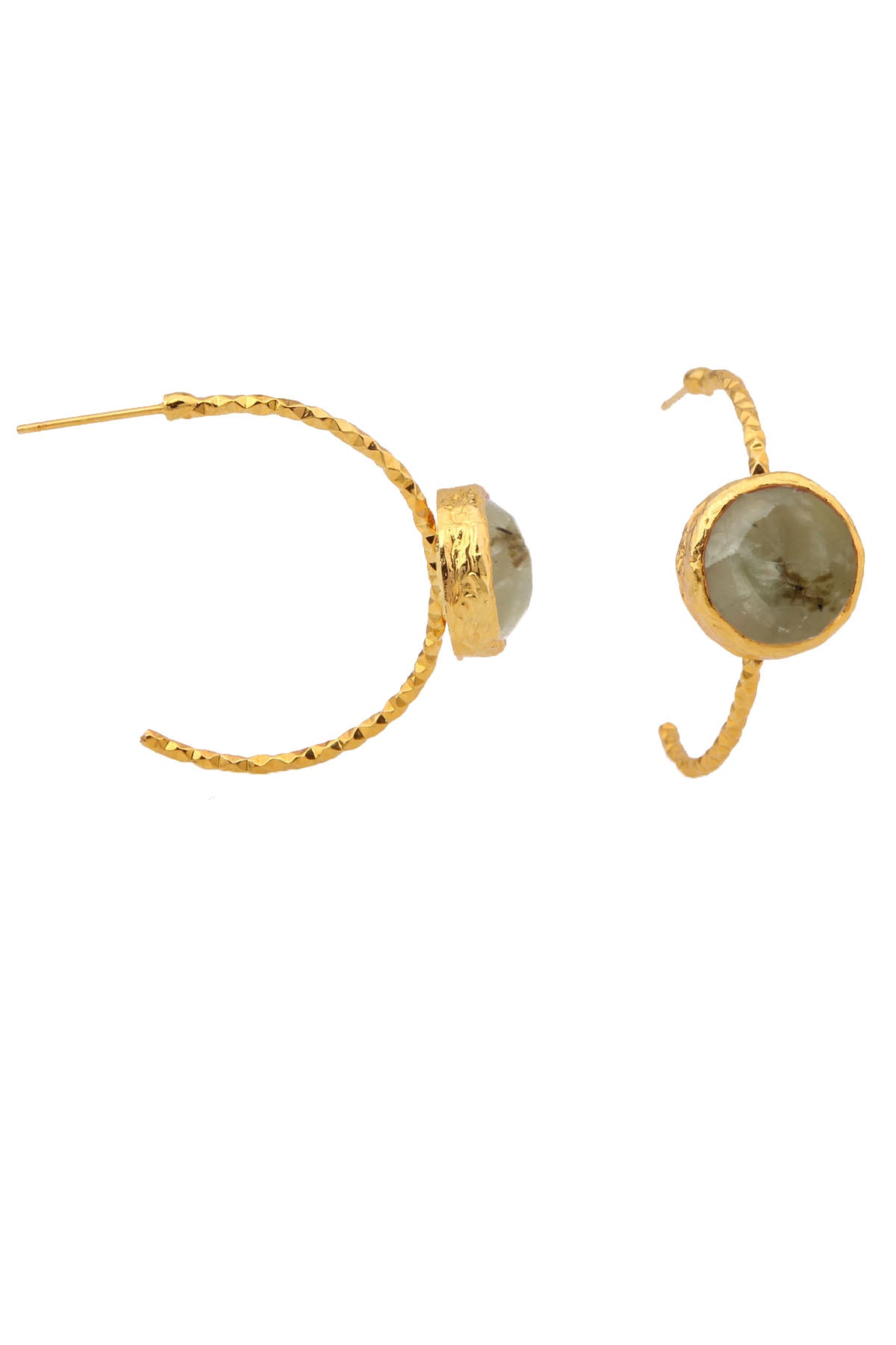 Prehnite Boucle D'oreilles