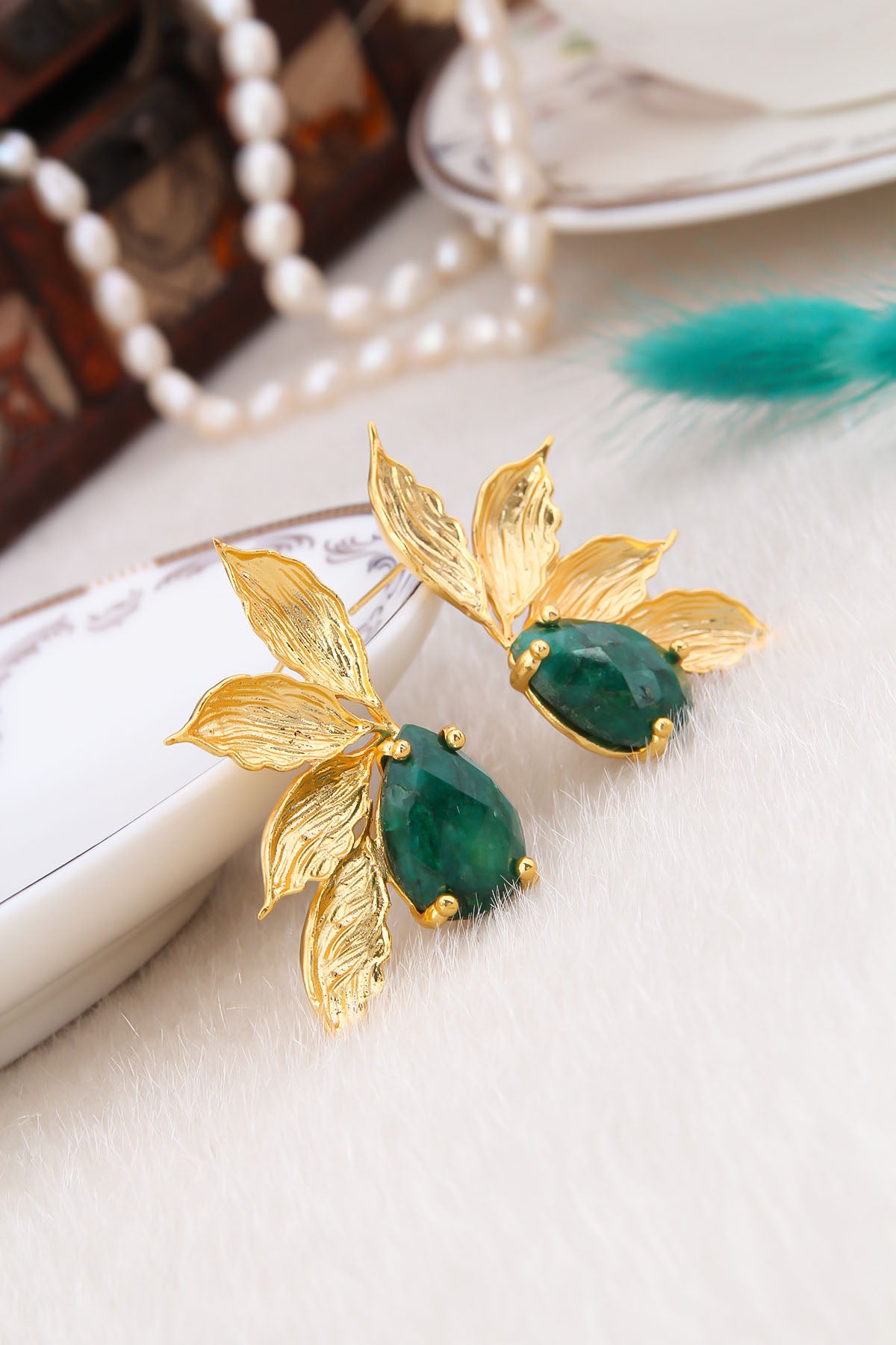 Agate Boucles d'oreilles