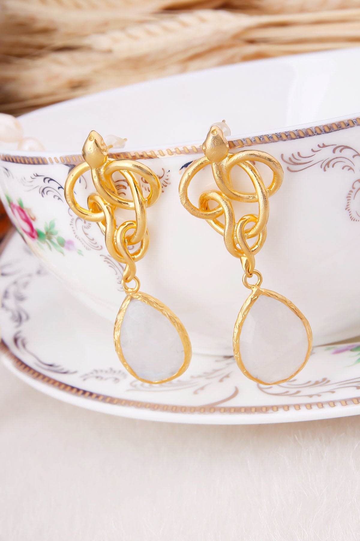 Moonstone Boucles d'oreilles