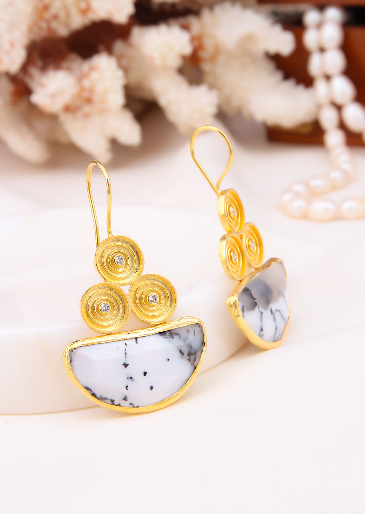 Moonstone Boucles d'oreilles