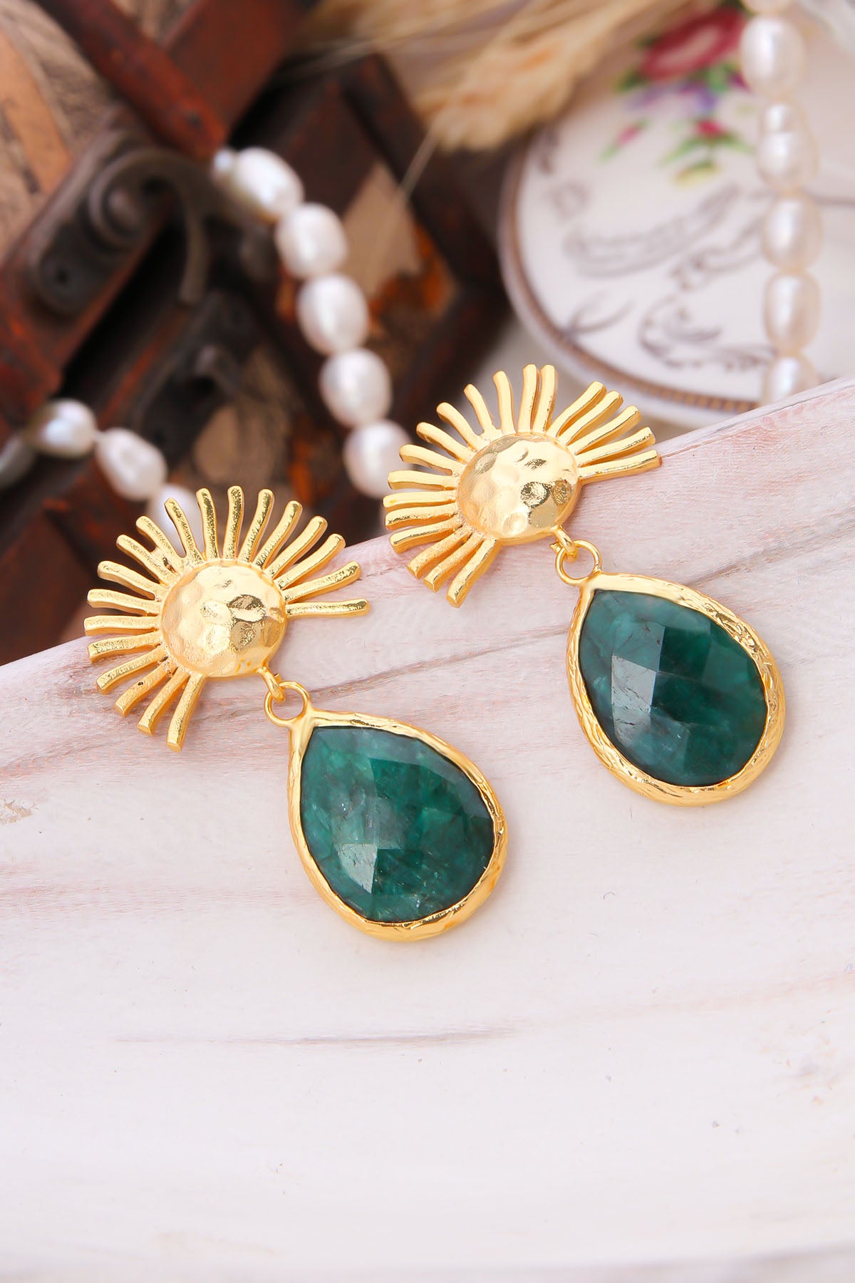 Agate Boucles d'oreilles