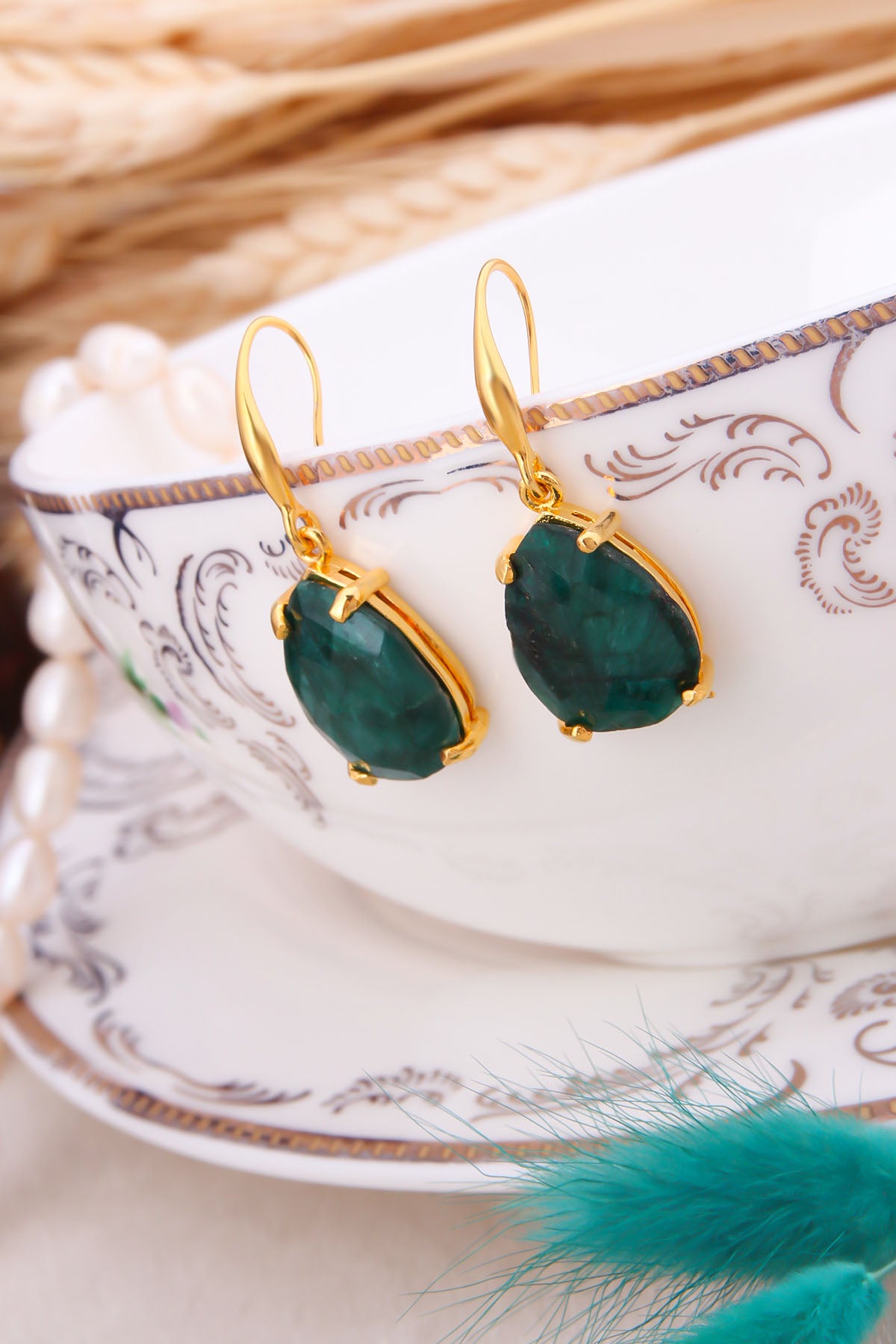 Agate Boucles d'oreilles