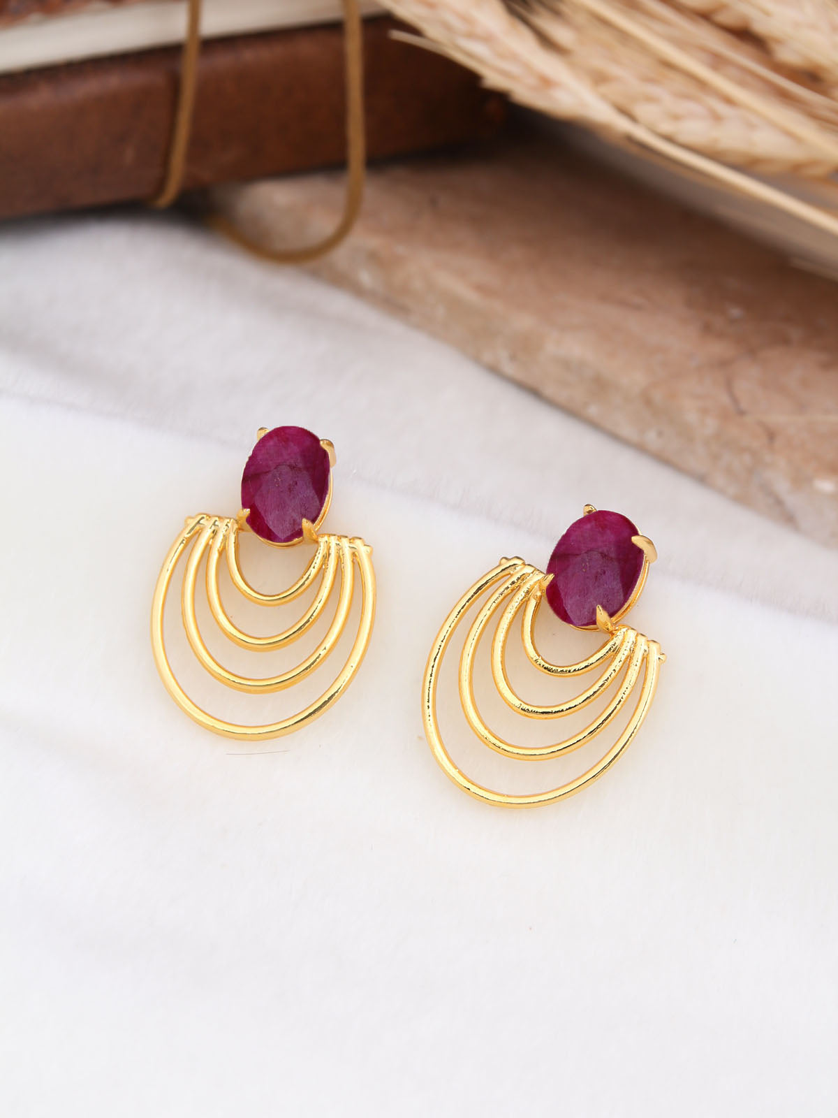 Agate Boucle D'oreilles