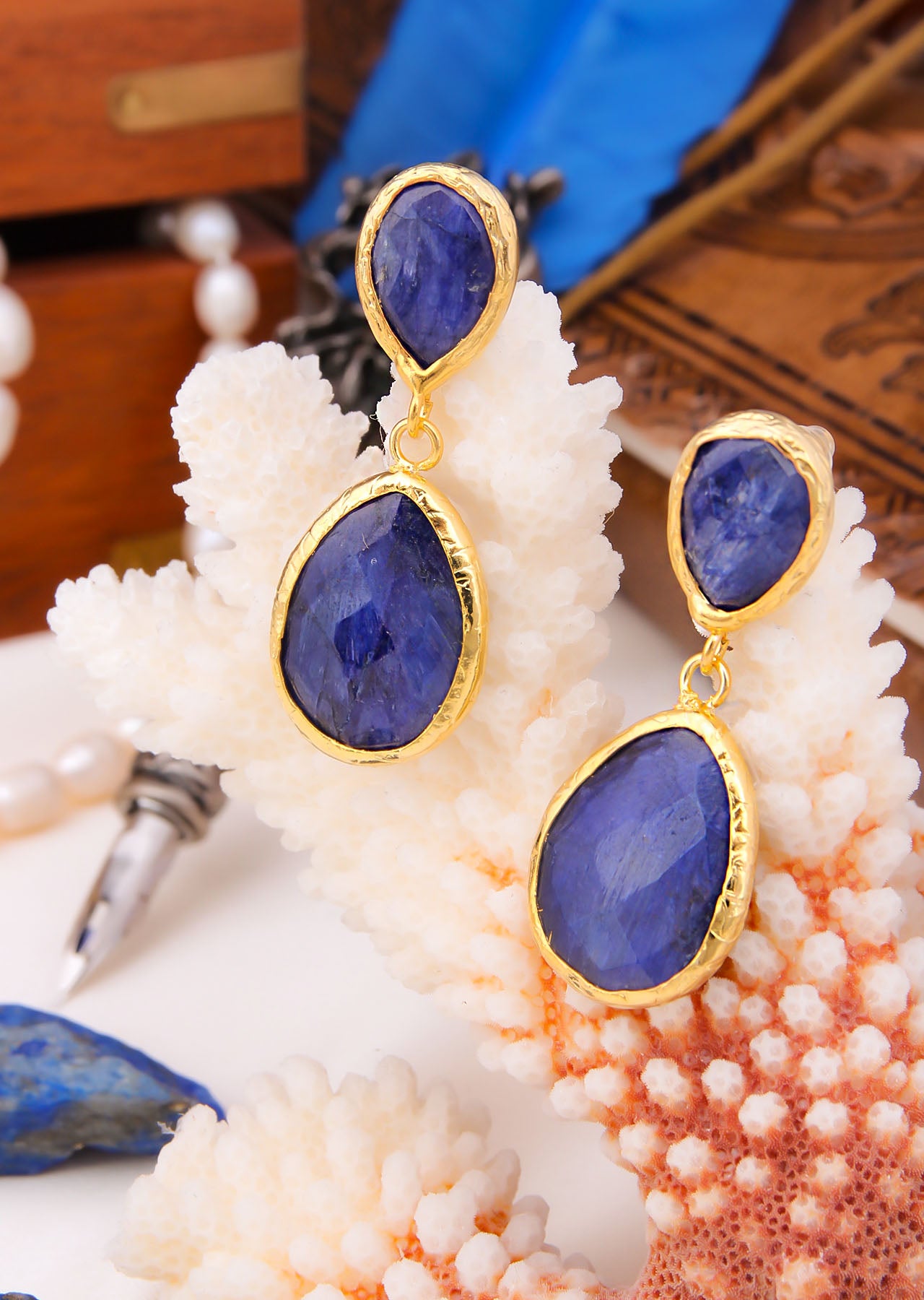 Agate Boucles d'oreilles