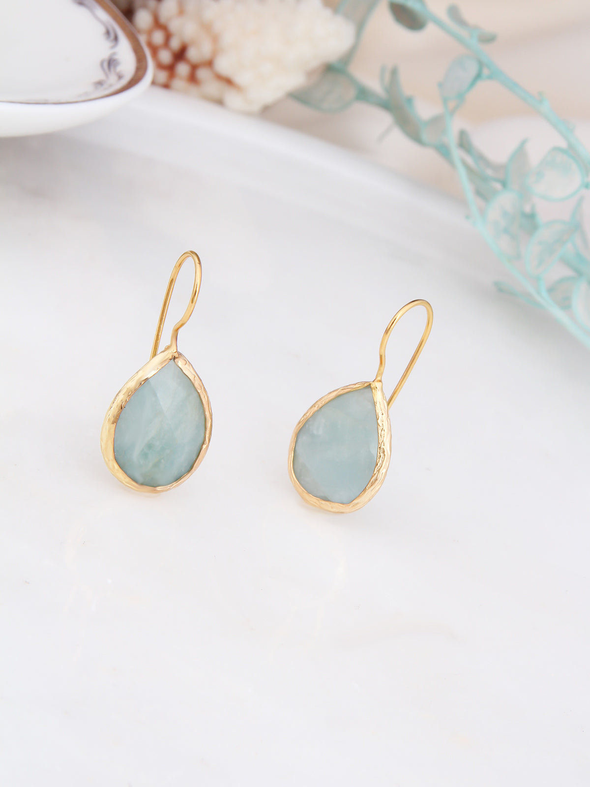 Aquamarine Earring