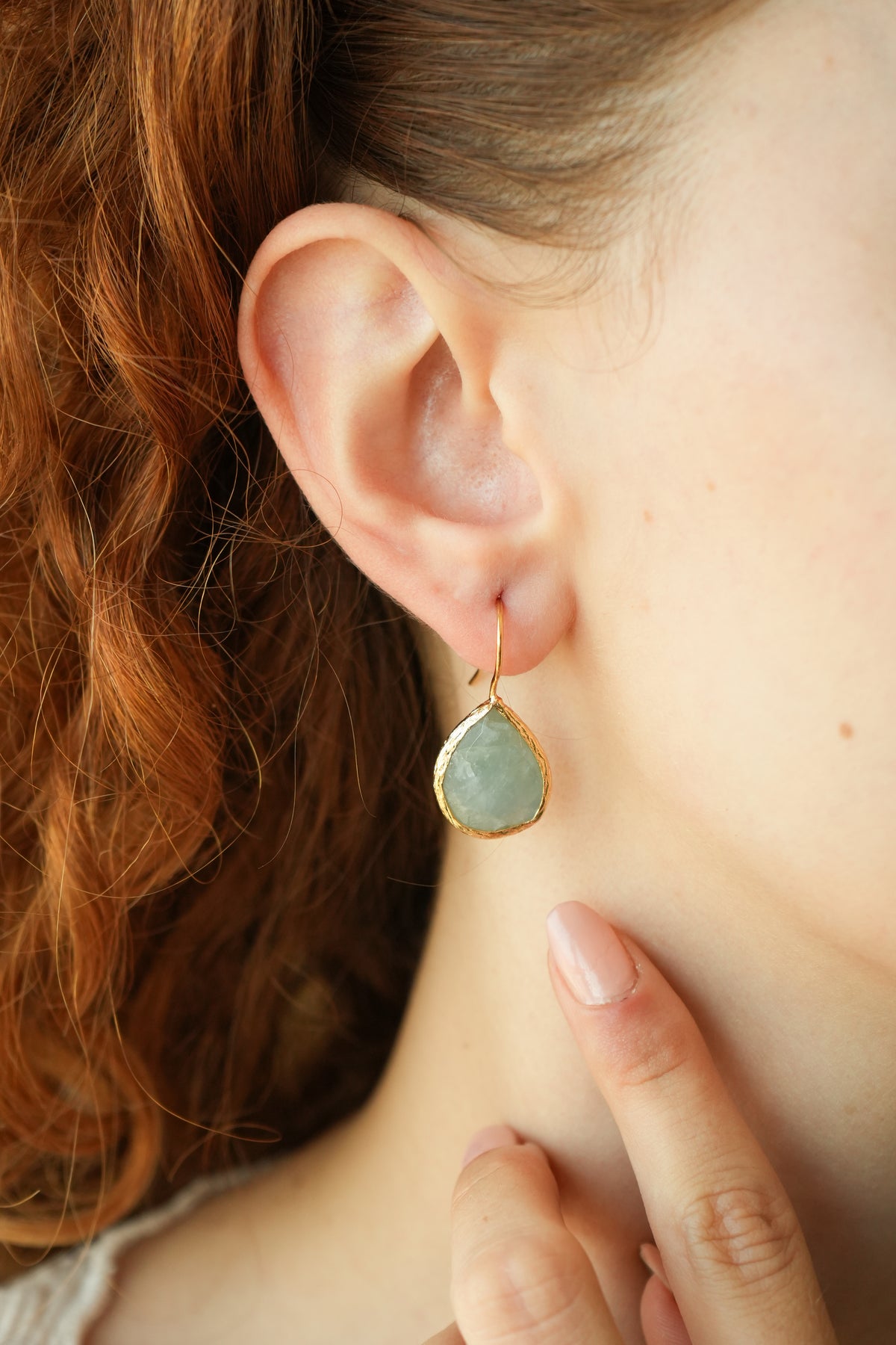 Aquamarine Earring