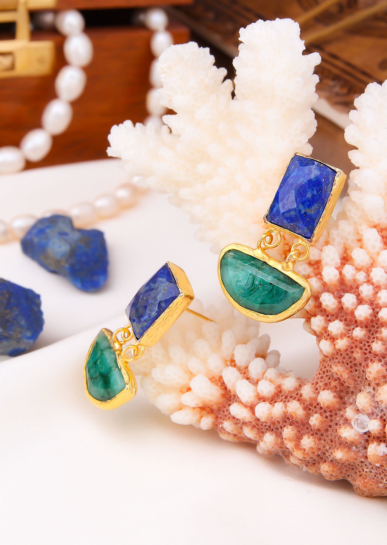 Agate Boucles d'oreilles