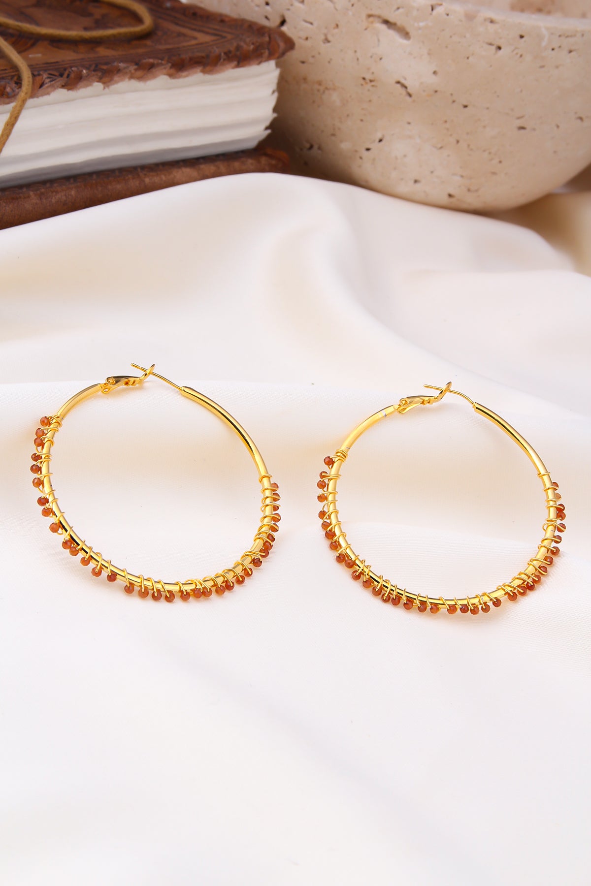 Agate Boucles d'oreilles