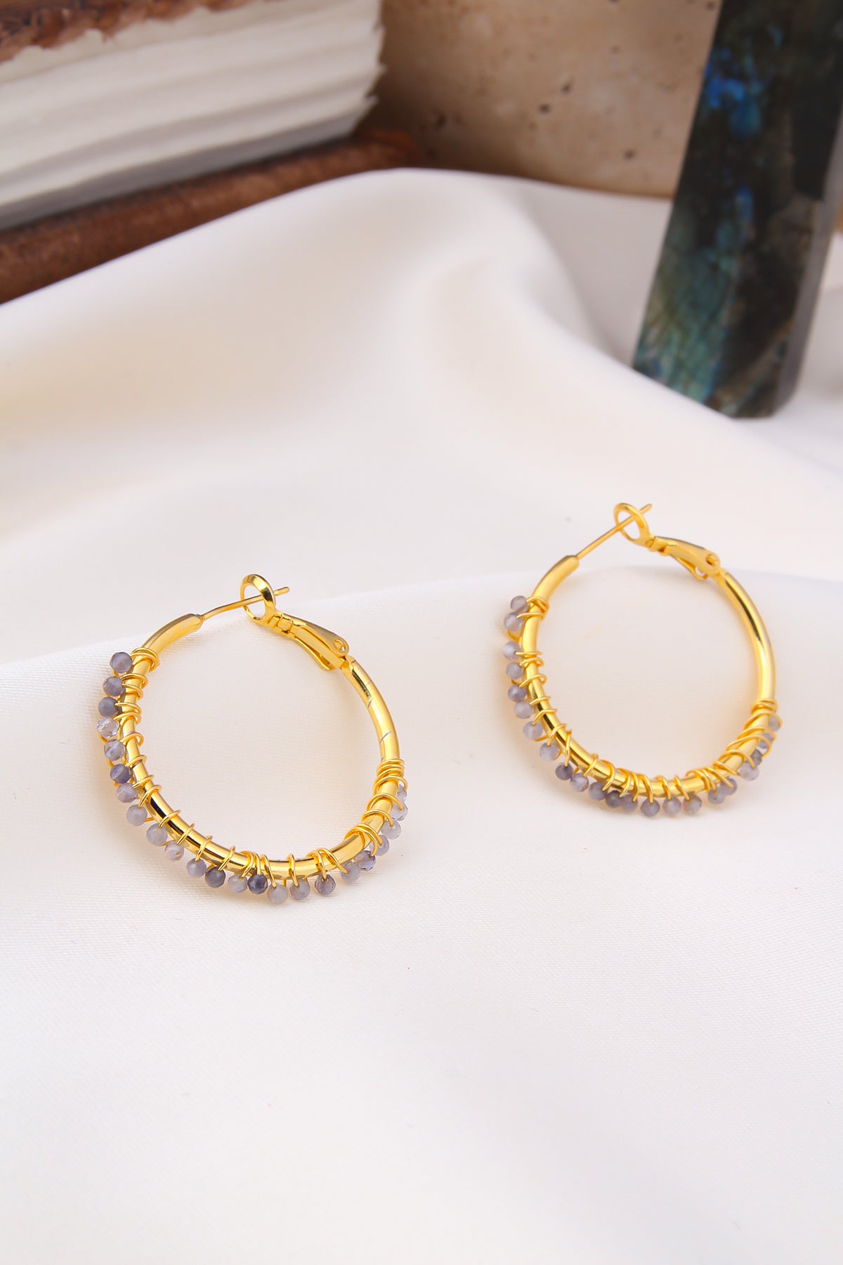 Labradorite Boucles d'oreilles