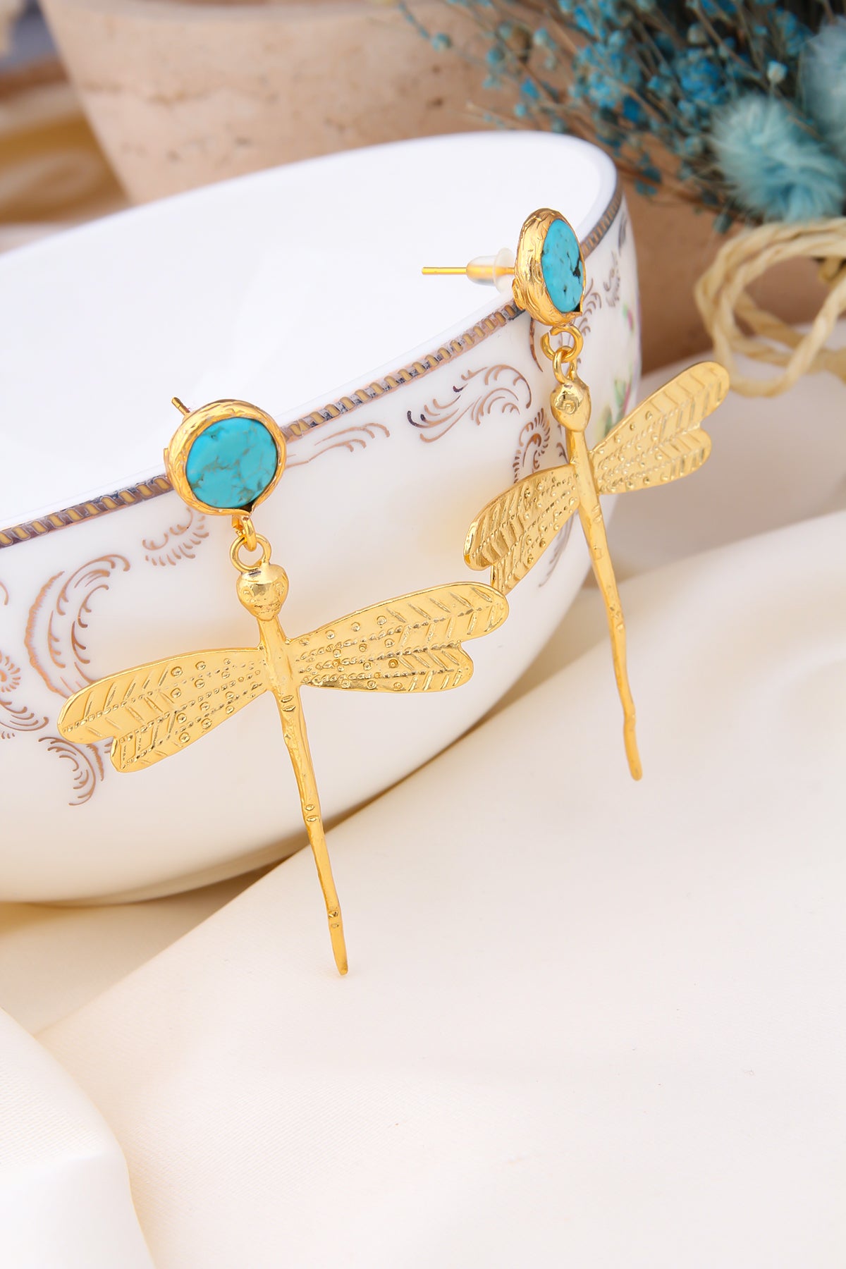 Turquoise Boucles D'oreilles