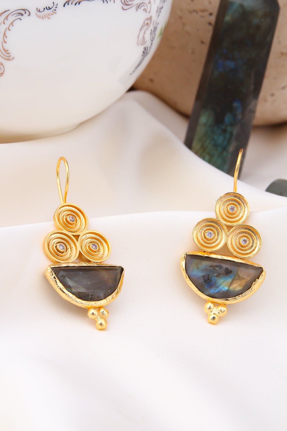 Labradorite Boucles d'oreilles