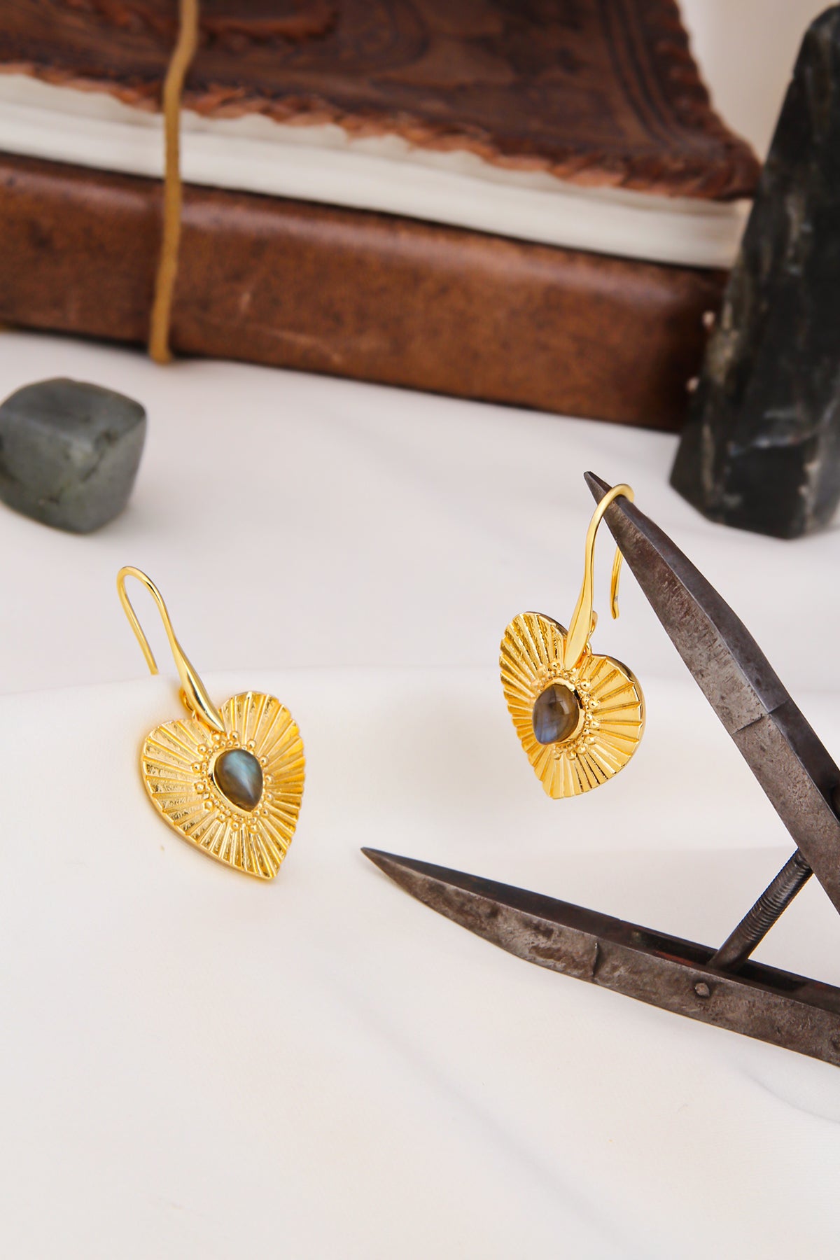 Labradorite Earring