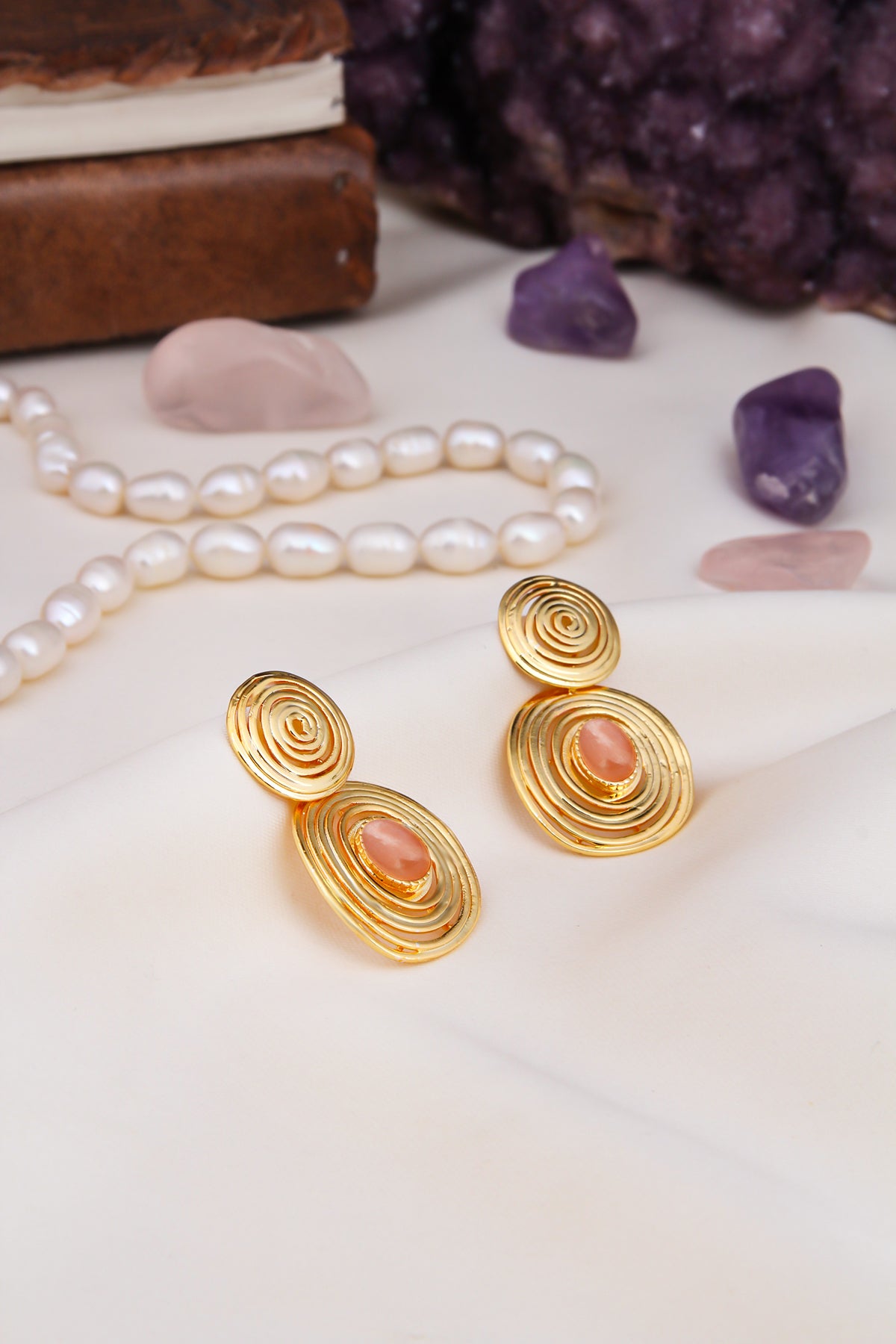 Sunstone Boucle D'oreilles