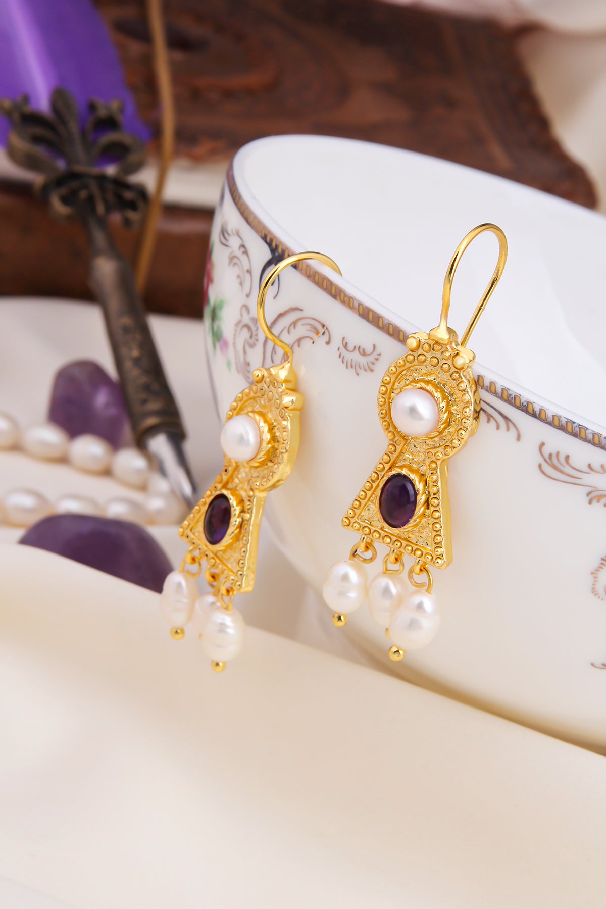 Amethyst Earring
