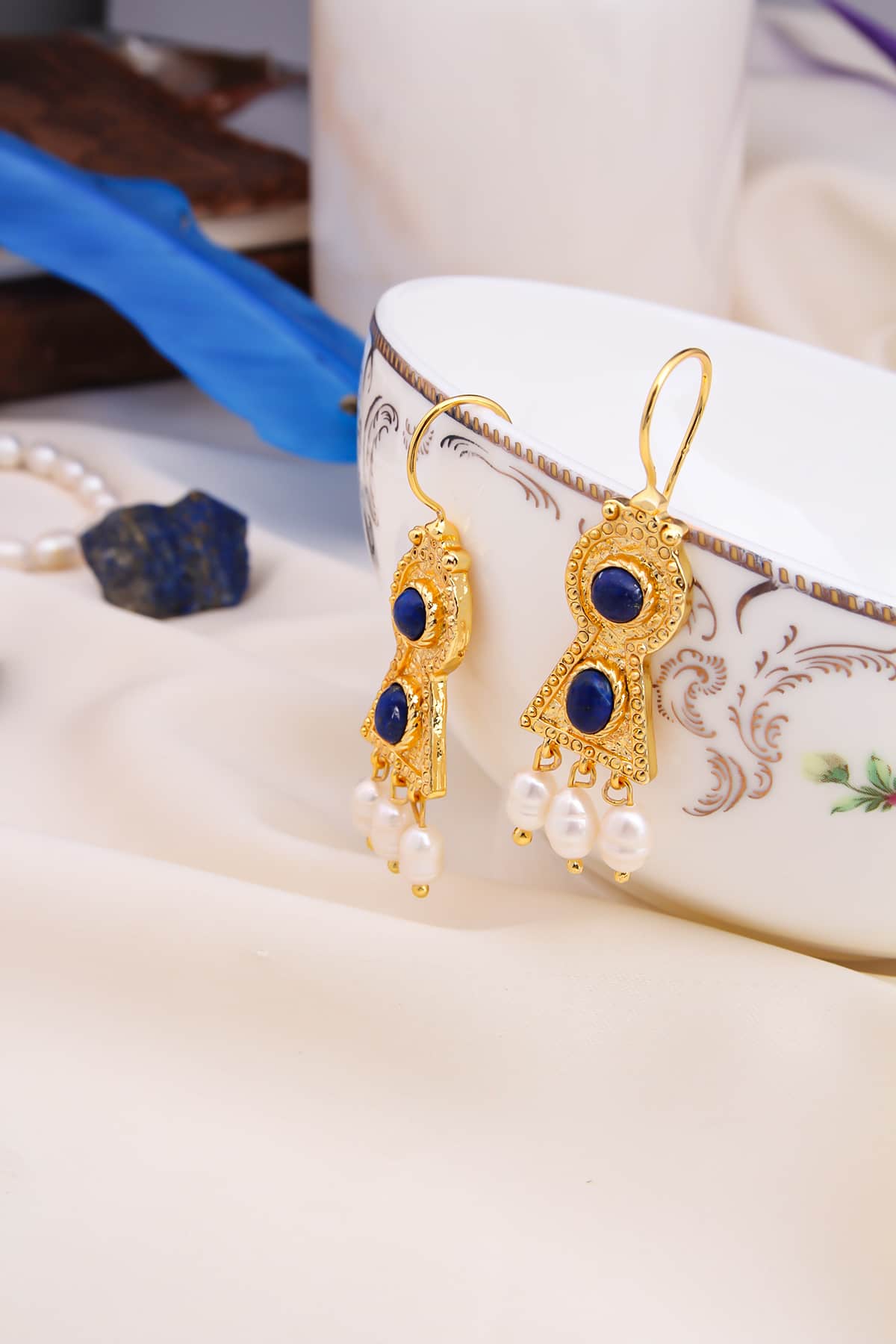 Lapis Lazuli Earring