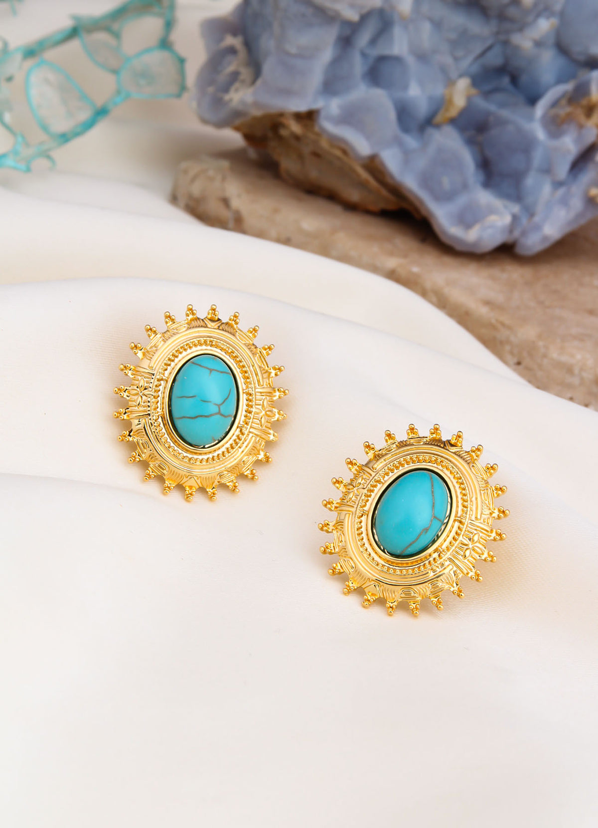 Turquoise Boucles d'oreilles