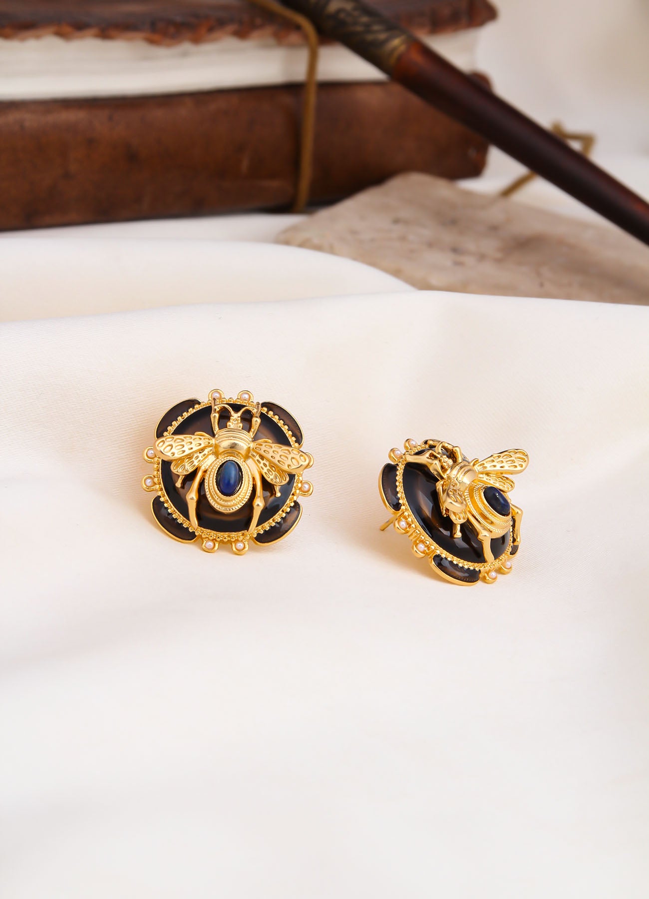 Saphire Boucles d'oreilles