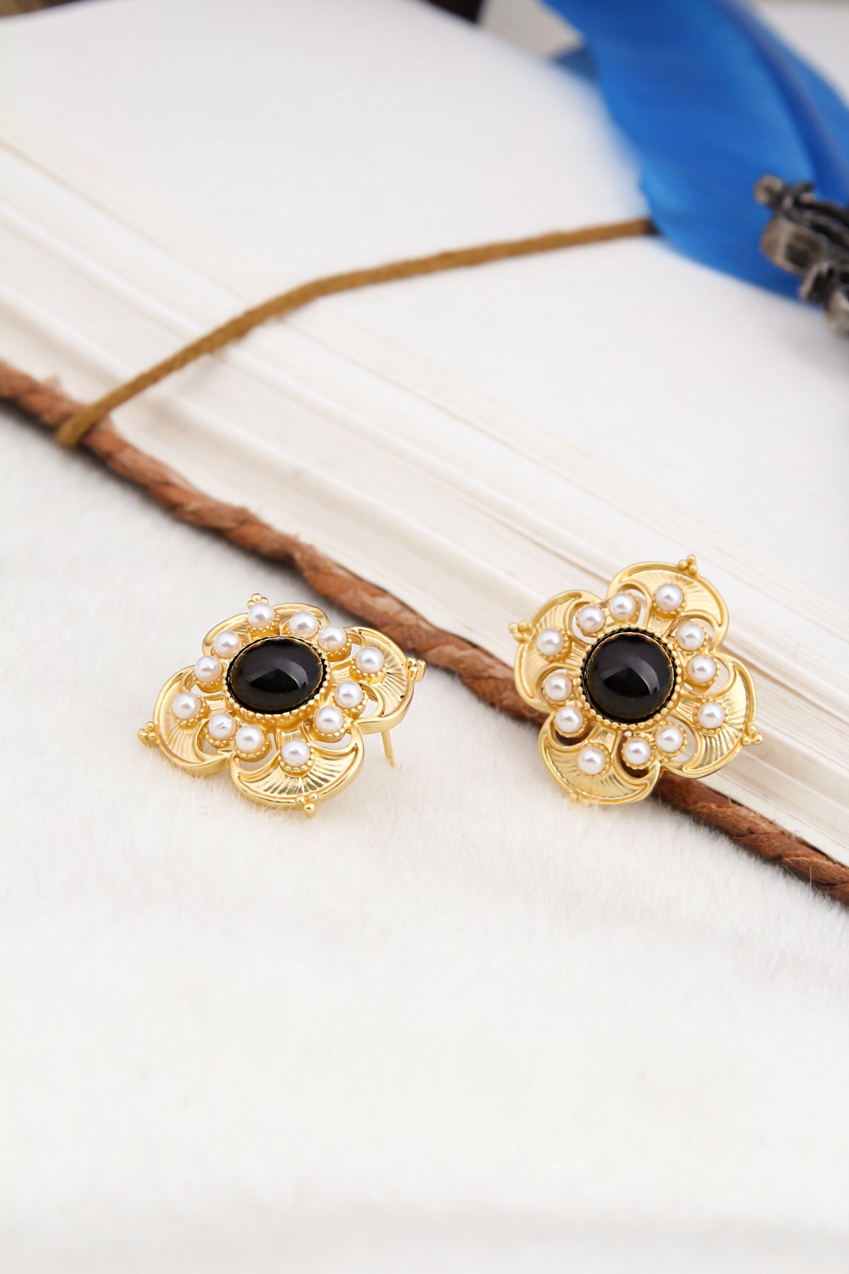 Onix Boucles D'Oreilles