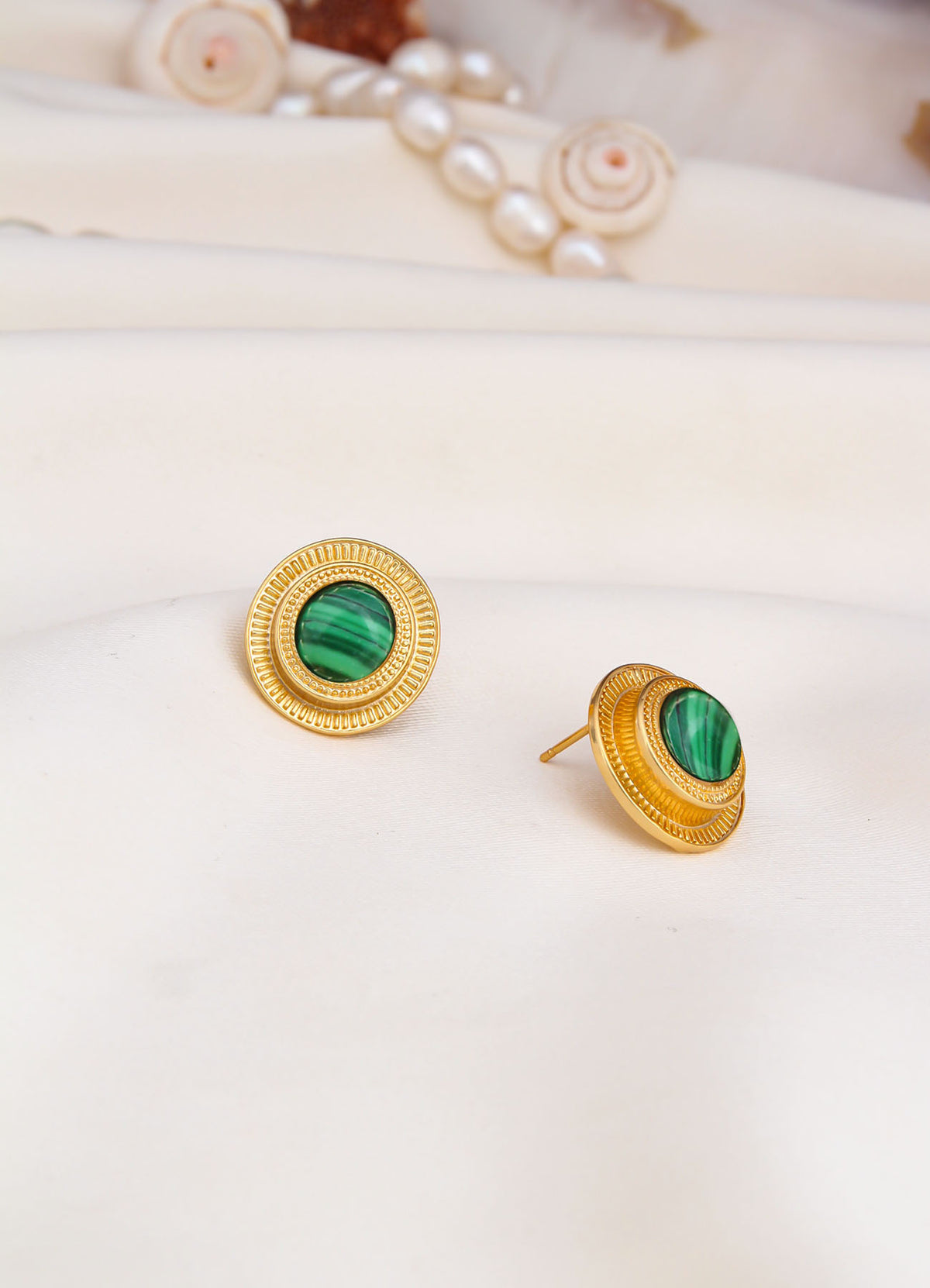 Malahite Earring