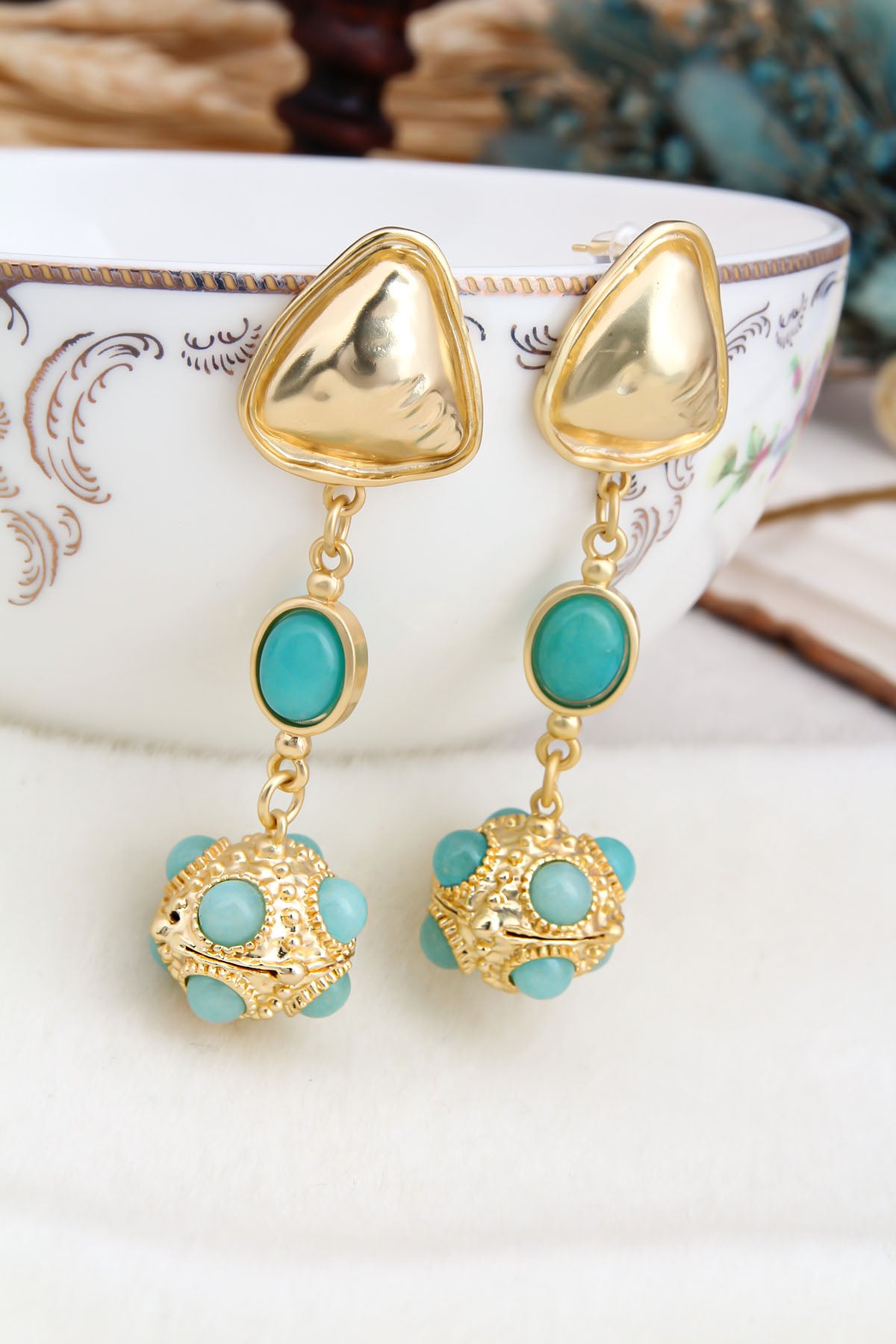 Amazonite Boucles D'Oreilles
