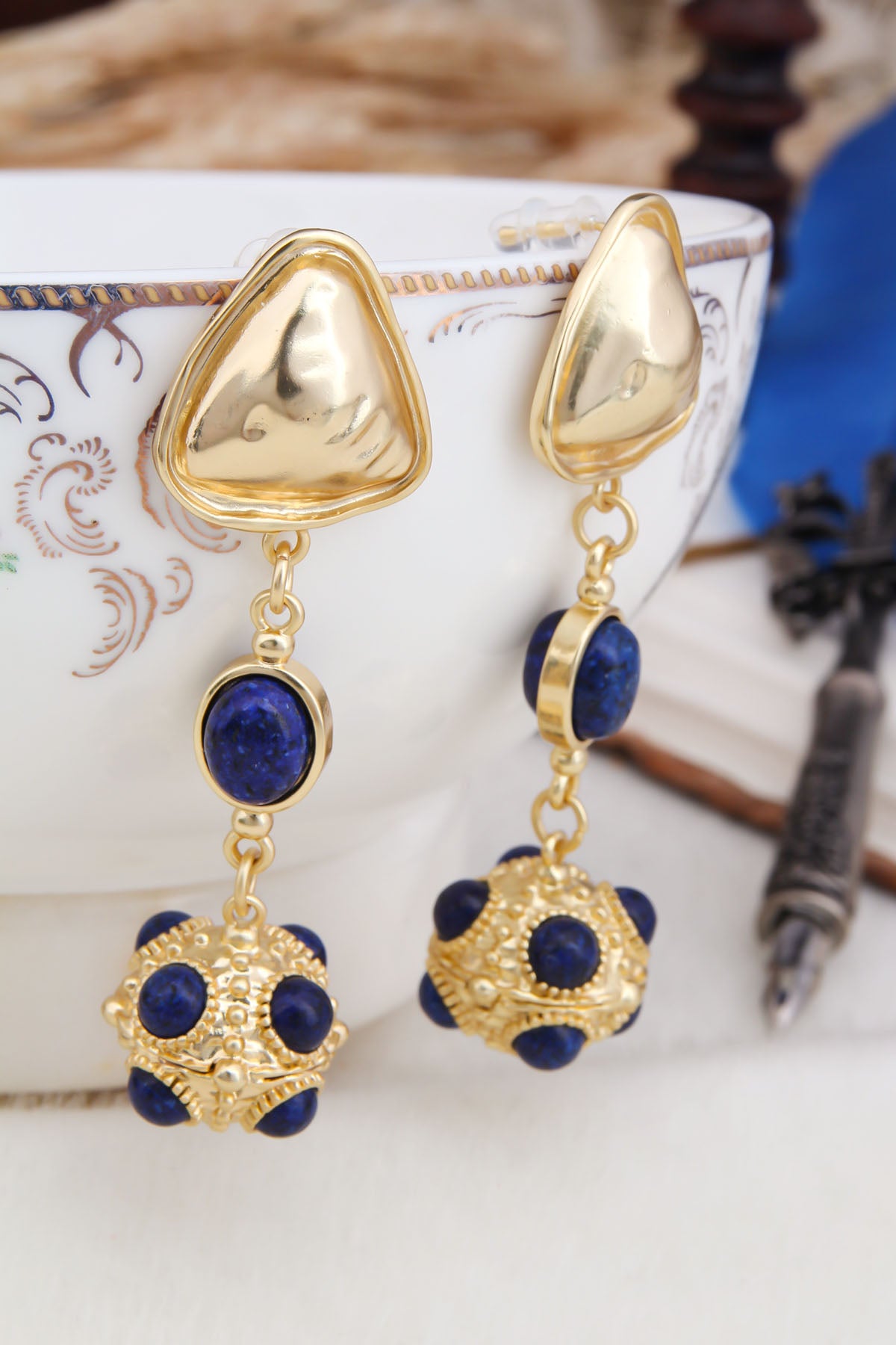 Lapis Lazuli Boucles D'Oreilles